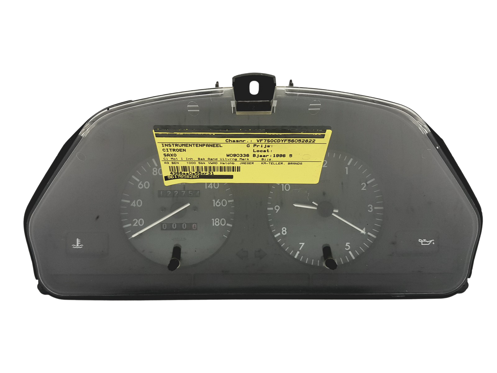 Hastighetsmätare Citroen Saxo 9617658280 49088 main product photo