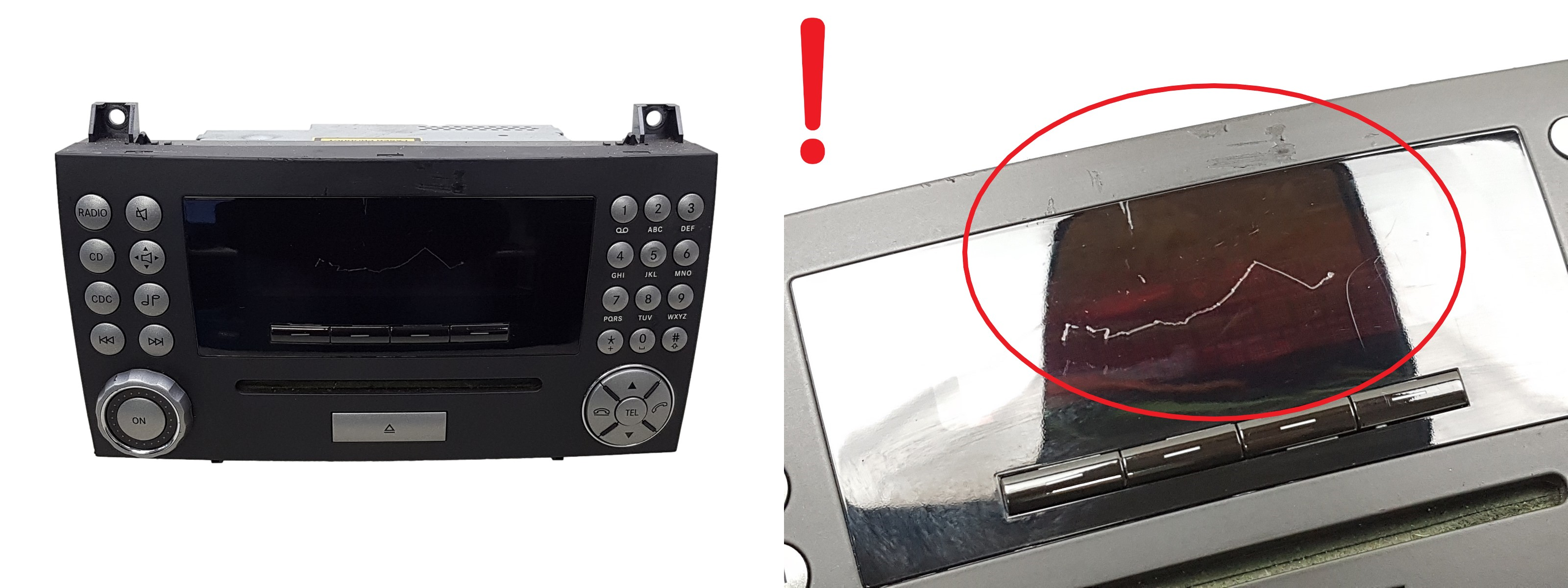CD-radio Mercedes-Benz SLK A1718200586 MF2420 main product photo