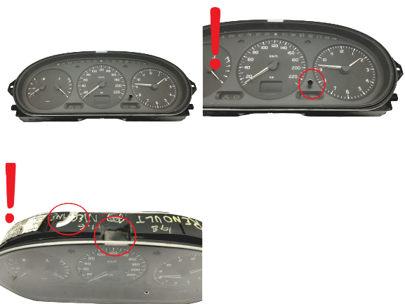 Hastighetsmätare Renault Megane 1 7700847780 G 48303 main product photo