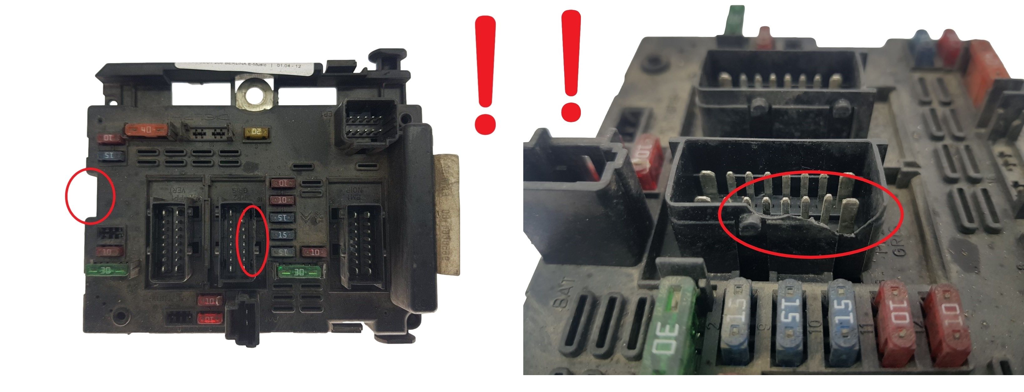 Styrenhet BSM B2 9650664180 PSA Delphi 1797 main product photo