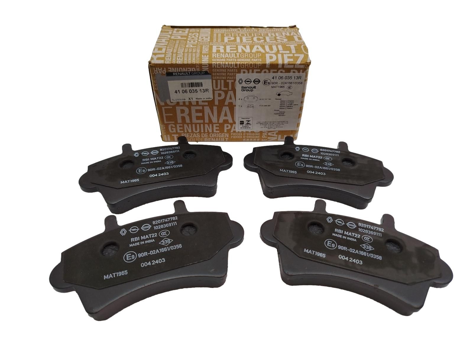 Bromsbelägg Fram Original 410603513R Renault main product photo