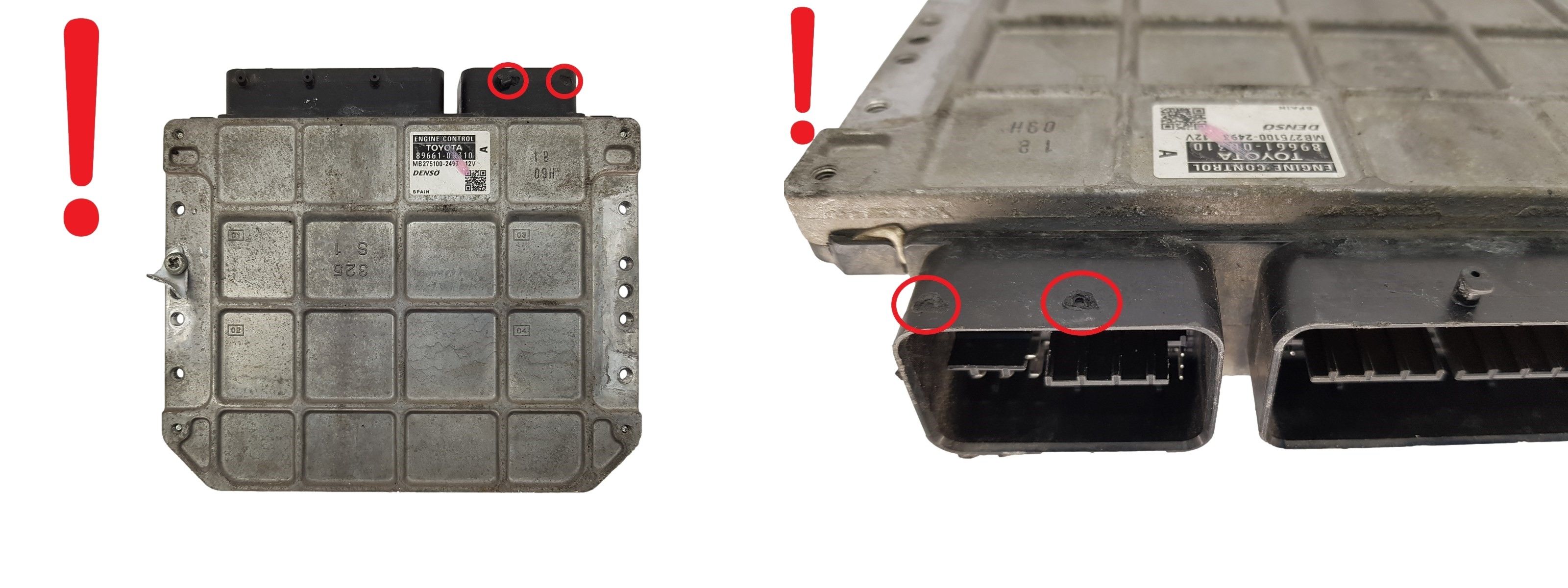 Styrenhet 89661-0D310 MB275100-2493 Toyota Denso 3359 main product photo