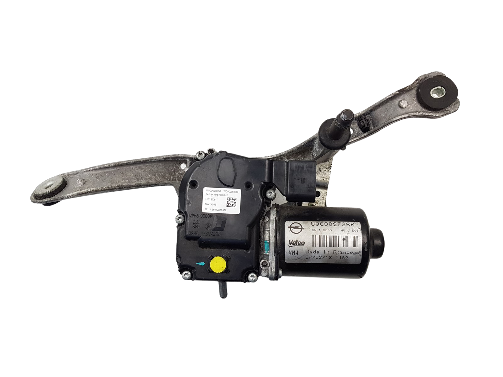 Torkarmotor Höger Vauxhall Zafira C W000027366 W000030850 RHD main product photo