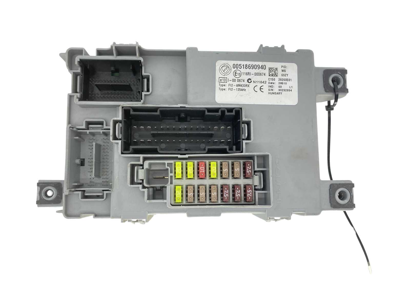 Styrenhet 00518690940 28260591 Fiat Delphi 59111 main product photo