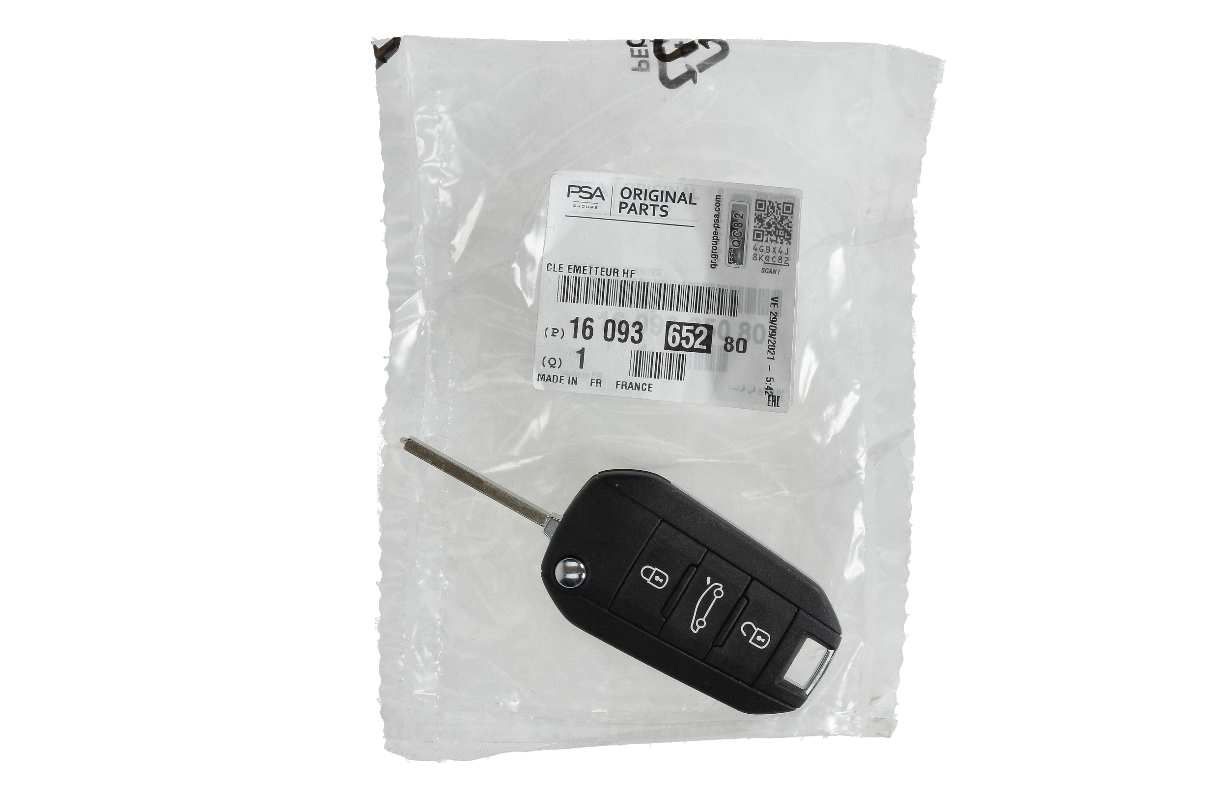 Nyckel Ny Original Peugeot 508 301 1609365280 main product photo