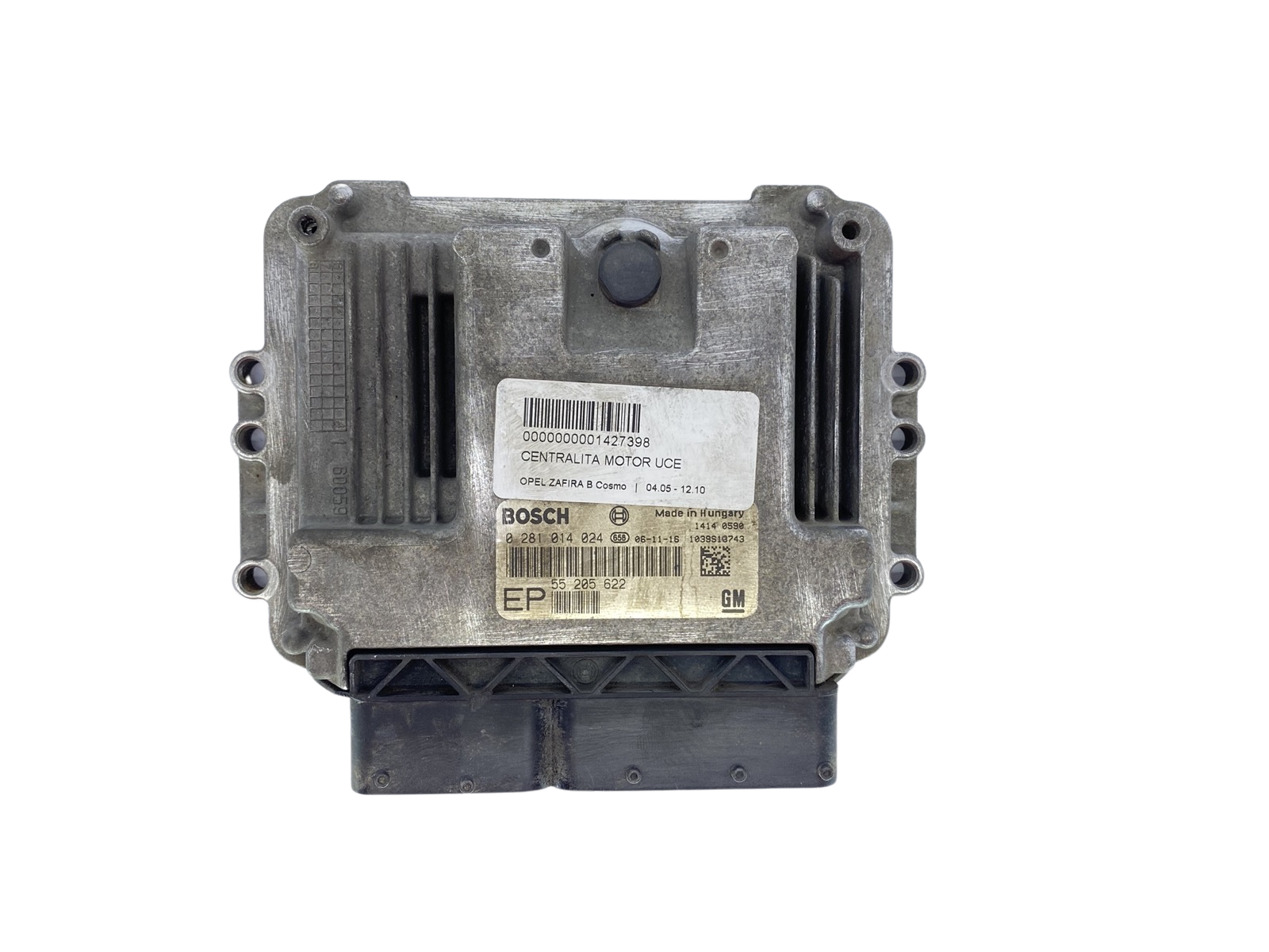 Motorstyrenhet ECU 55205622EP 0281014024 Opel Bosch 62515 main product photo