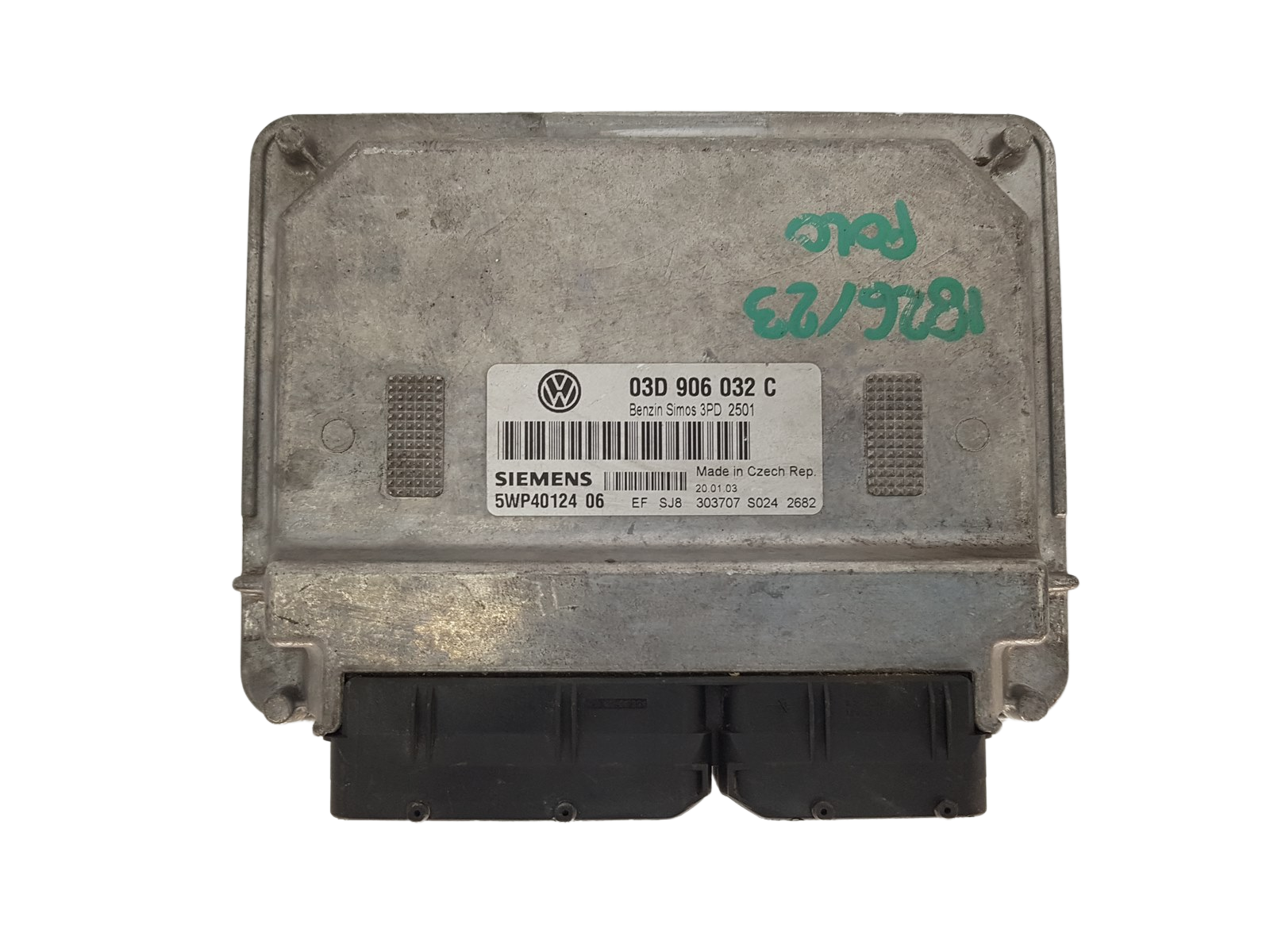 Styrenhet 03D906032C 5WP40124 06 VW Siemens 2798 main product photo