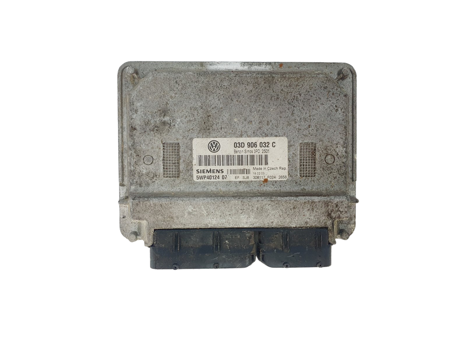 Styrenhet VW 03D906032C 5WP40124 07 Siemens 44574 main product photo
