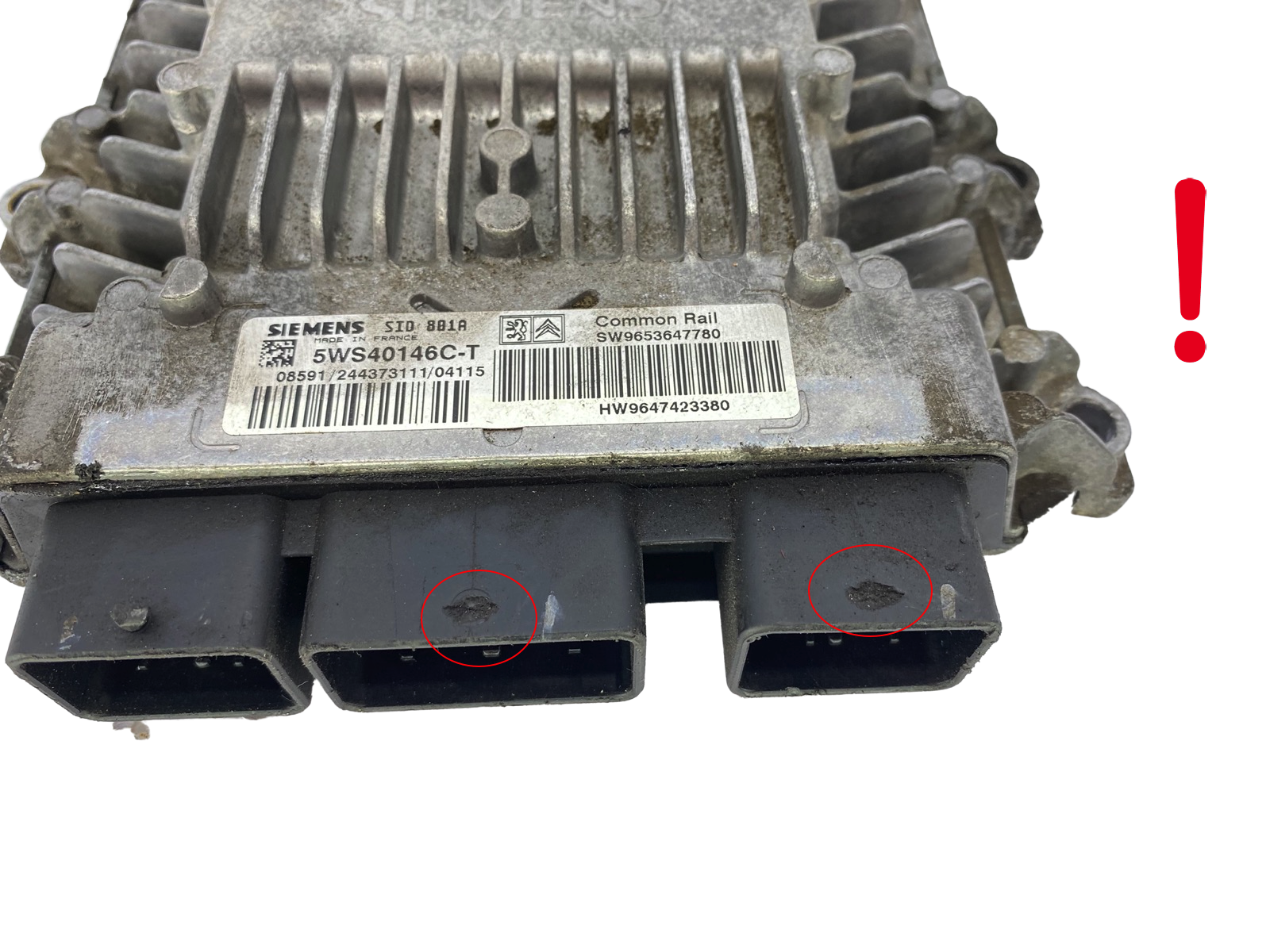 Styrenhet 5WS40146C-T 9653647780 9647423380 PSA Siemens 53948 main product photo