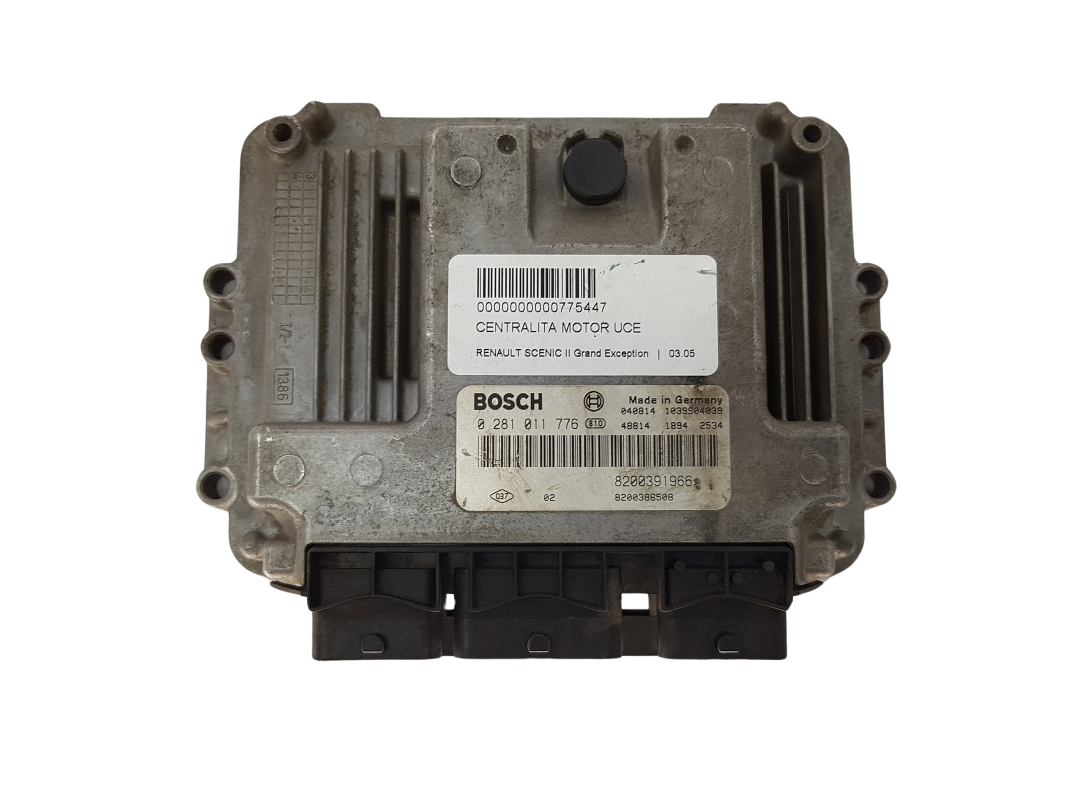 Styrenhet 0281011776 8200391966 8200386508 Renault Bosch 3753 main product photo