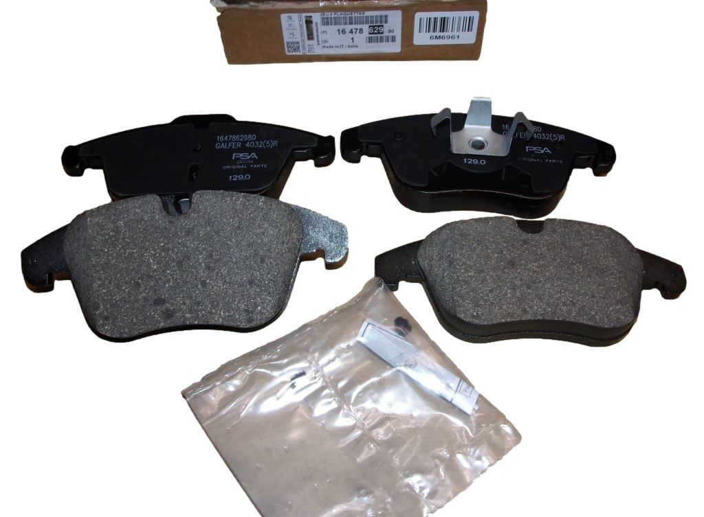 Bromsbelägg Fram Ny Original 1647862980 Citroen Peugeot main product photo