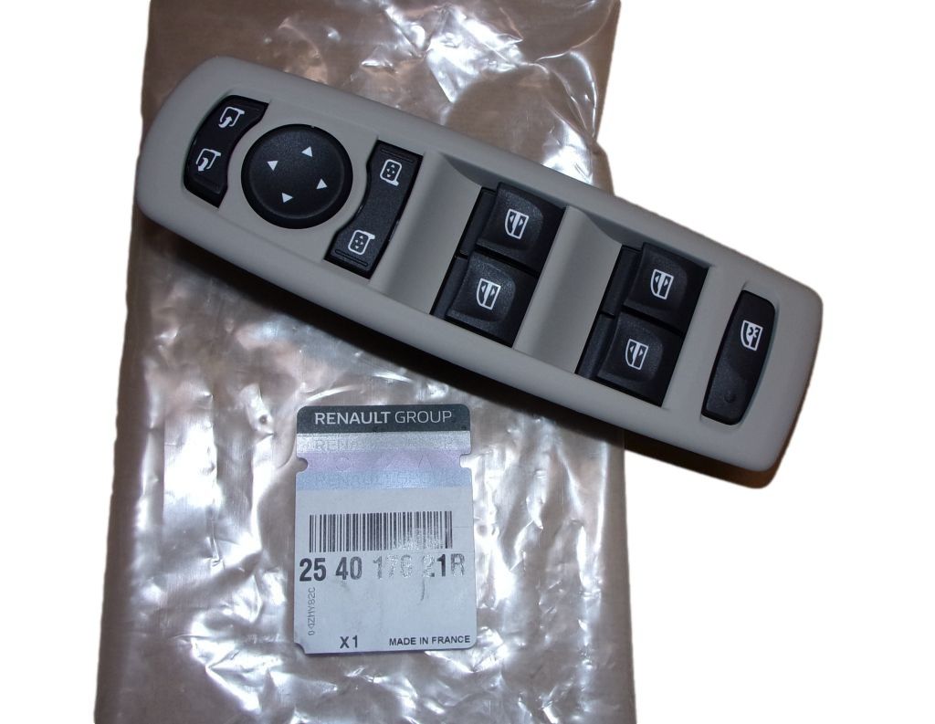 Fönsterhissreglage Ny Original 254017621R Renault Fluence main product photo