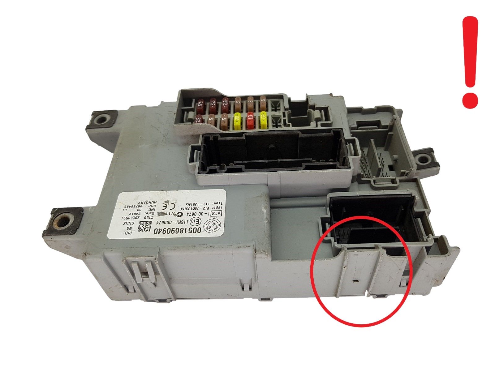 Styrenhet 00518690940 28260591 Fiat Delphi 20798 main product photo