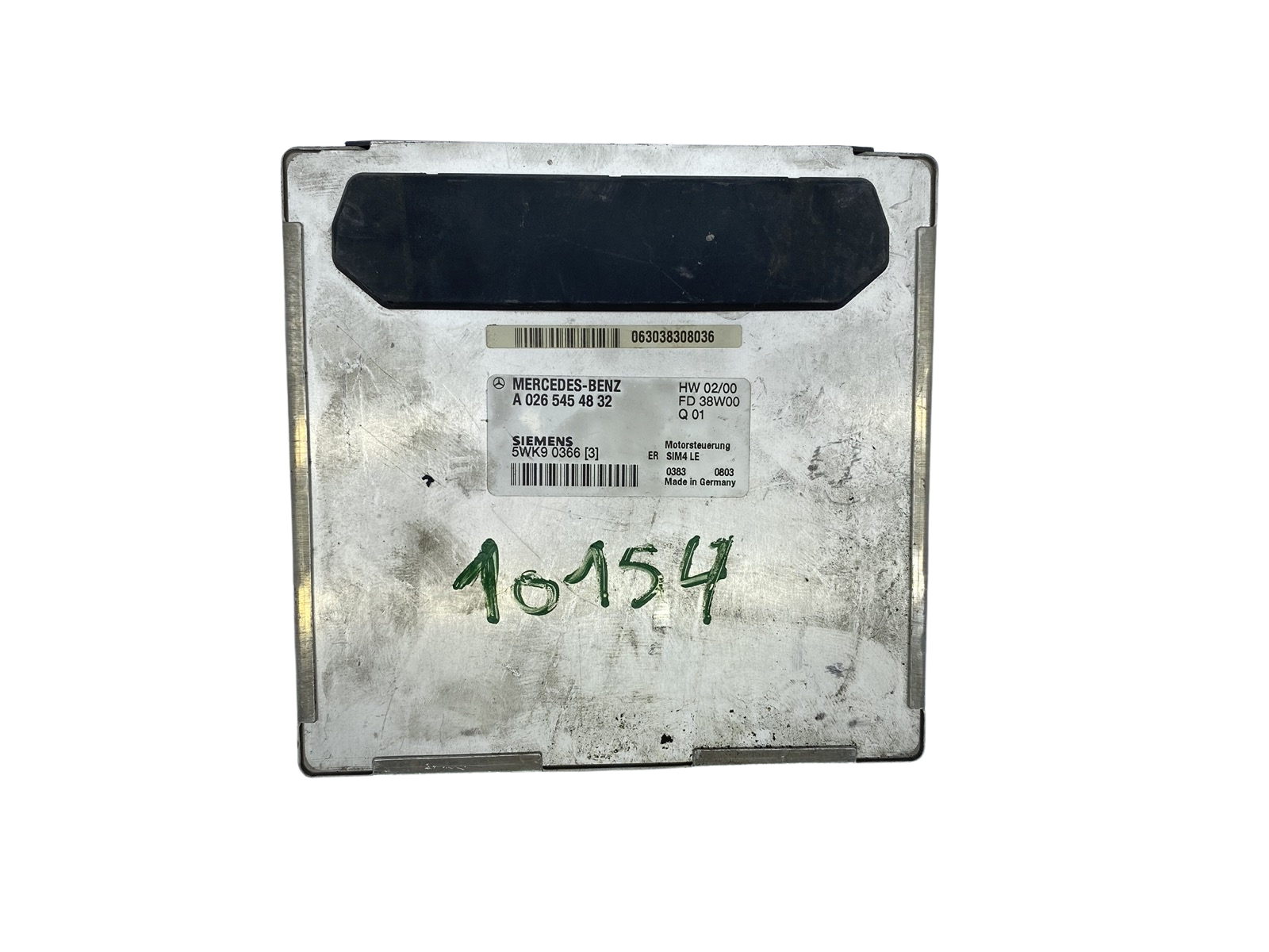 Styrenhet A0265454832 5WK90366 SIM4LE Mercedes Siemens 62592 main product photo