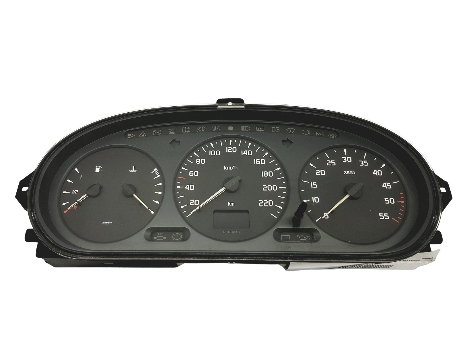 Hastighetsmätare Renault Megane 1 Scenic 1 7700847784 D 50476 main product photo