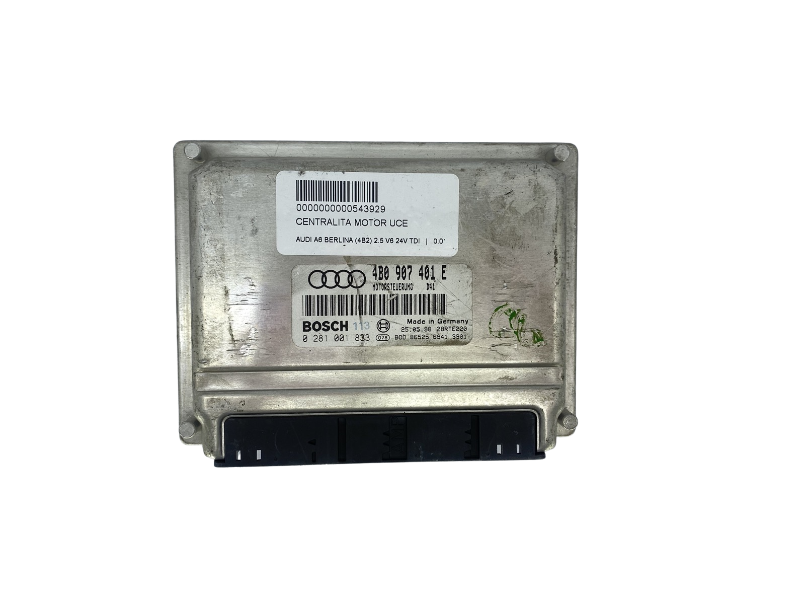 Styrenhet 4B0907401E 0281001833 Audi Bosch 60182 main product photo