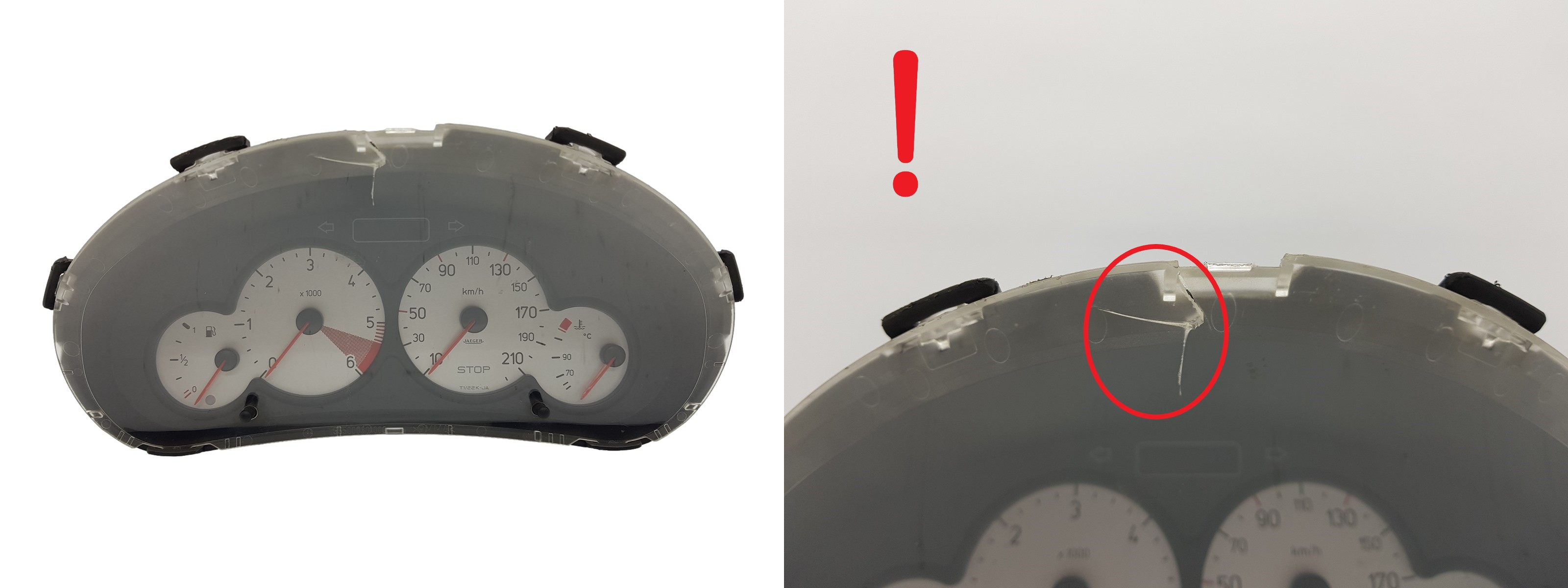 Varvräknare Peugeot 206 9656696280 000500809 1613 main product photo