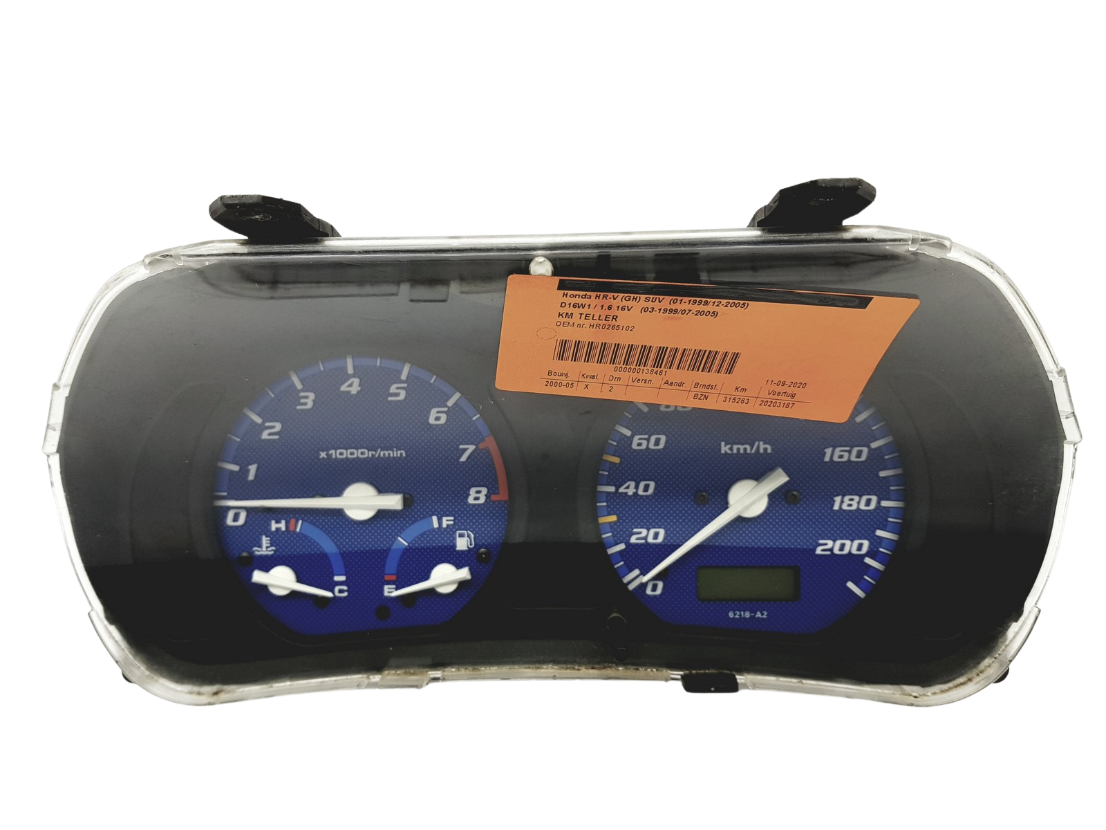 Hastighetsmätare Honda HRV 78100S2HG100 HR-0265-102 52520 main product photo