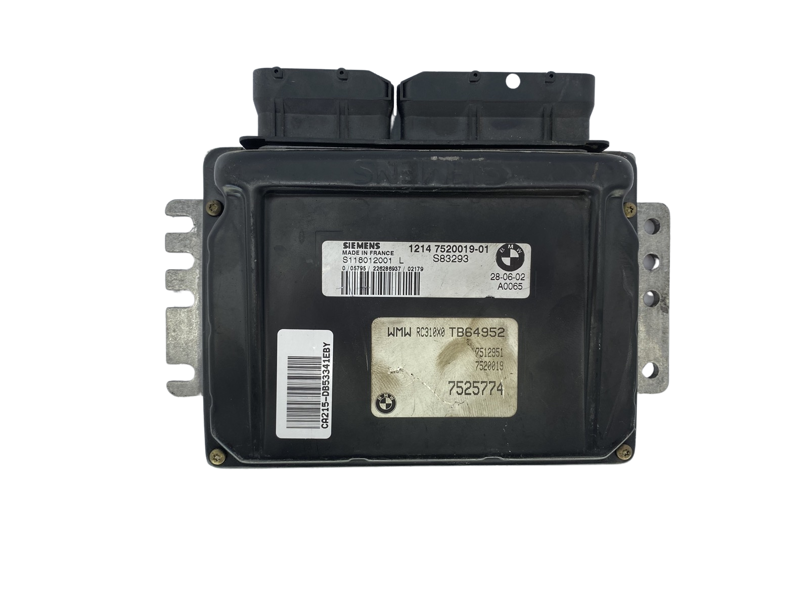 Styrenhet 1214 7520019-01 S118012001L Mini BMW Siemens 53341 main product photo