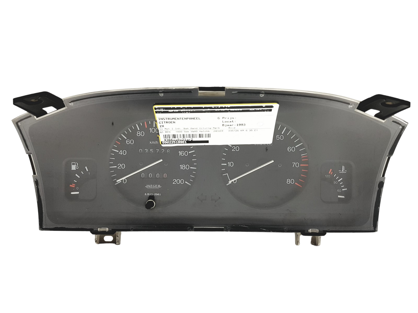 Varvräknare Citroen ZX 9611630580 09022519901 49668 main product photo