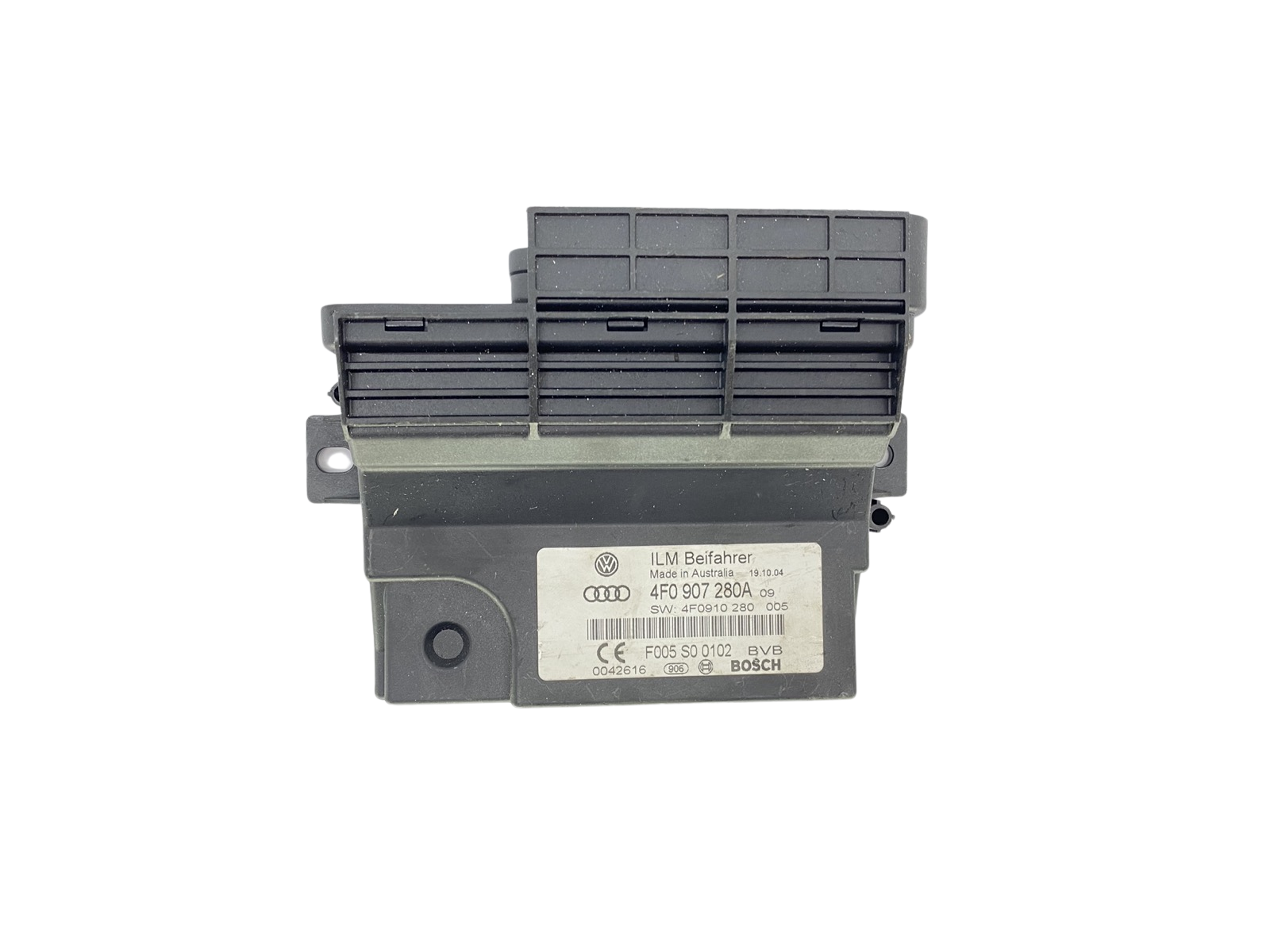 Styrenhetsmodul Audi 4F0907280A F005S00102 4F0910280 Bosch 58285 main product photo