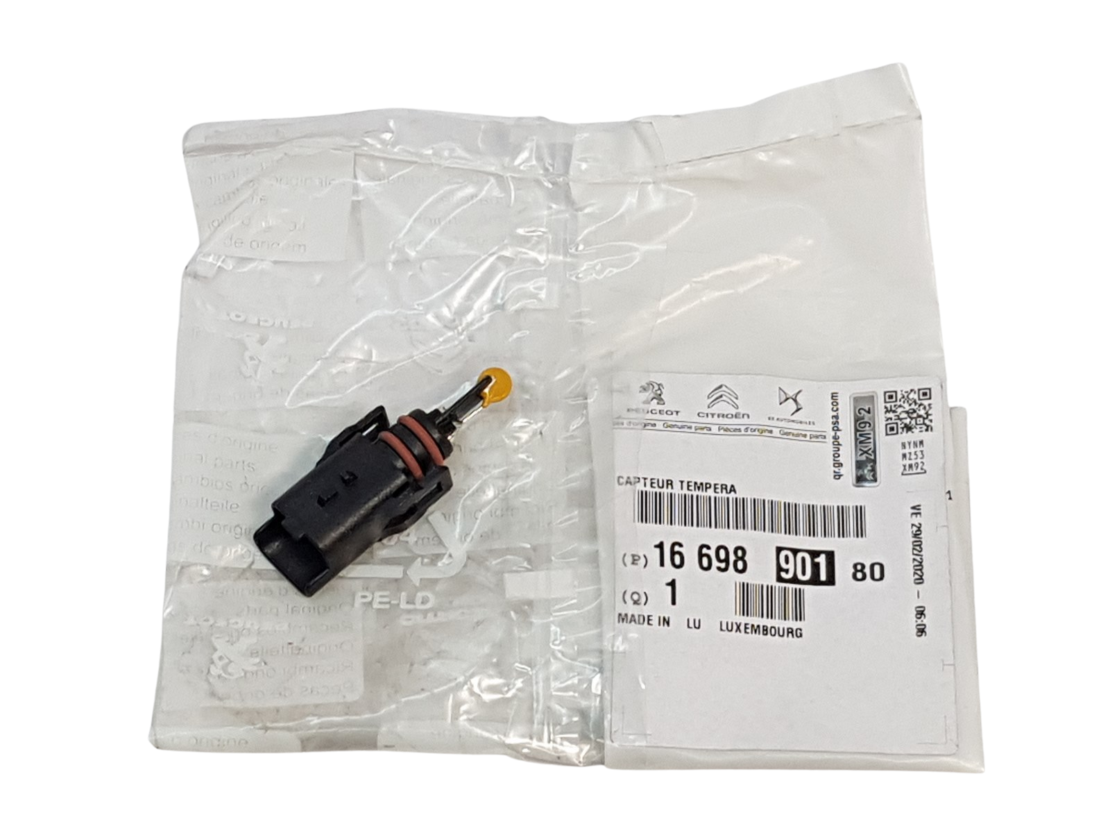 Bränsletemperatursensor Citroen Peugeot 1.4 HDI 1669890180 Ny Original main product photo