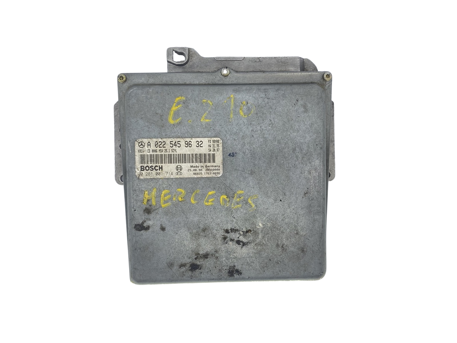 Styrenhet A0225459632 0281001714 Mercedes Bosch 54823 main product photo