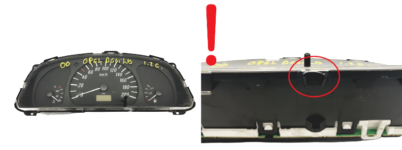 Hastighetsmätare Opel Agila 09207456 110008951004 49947 main product photo