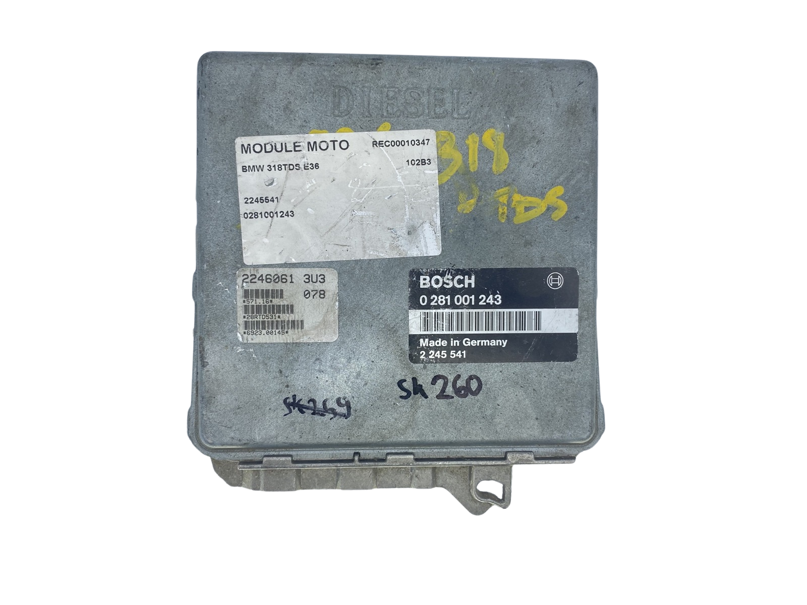 Styrenhet BMW 2245541 0281001243 2246061 3U3 Bosch 54551 main product photo