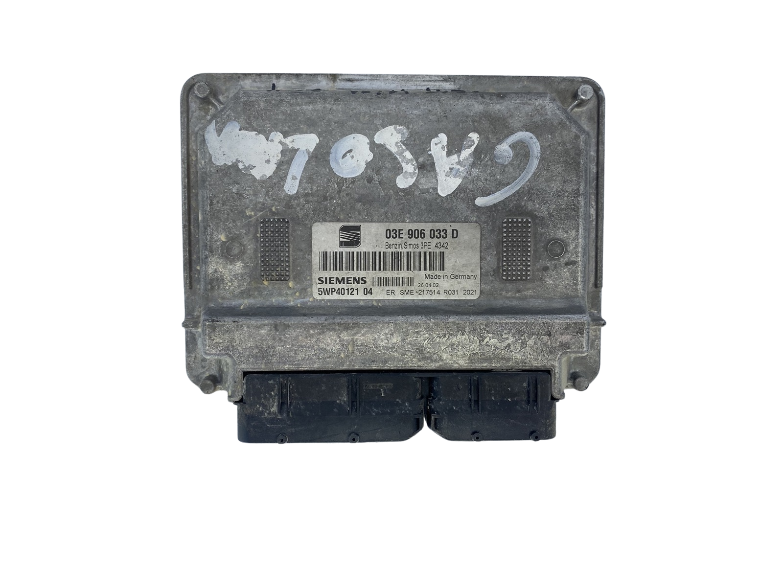 Styrenhet 03E906033D 5WP40121 04 Seat Siemens 52152 main product photo
