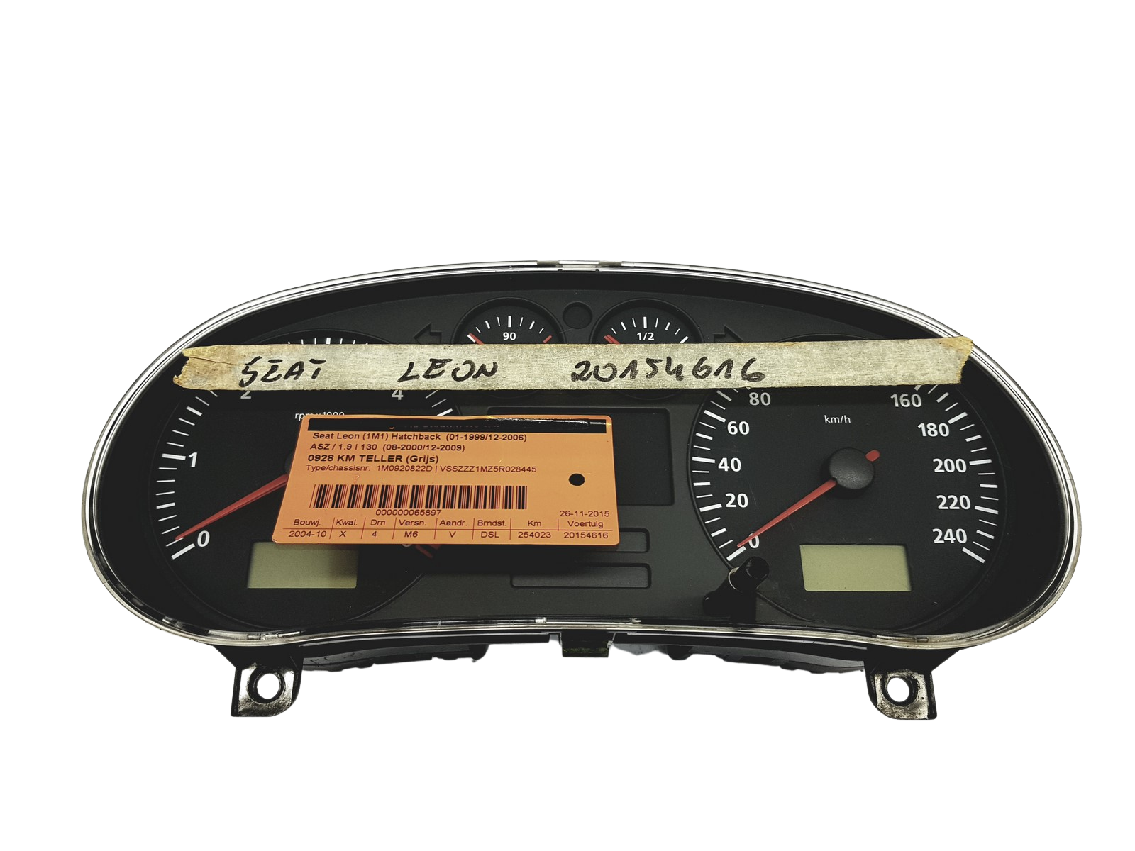 Hastighetsmätare Seat Toledo Leon W01M0920822D 53488 main product photo