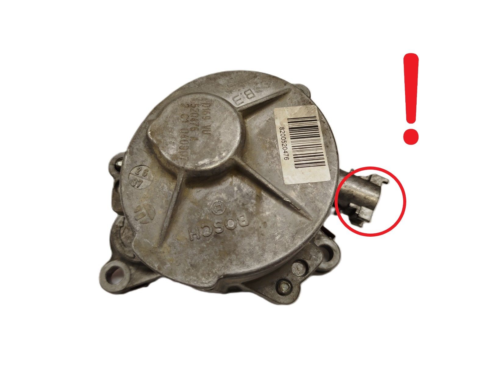 Vakuumpump 8200520476 2.0 DCI Renault Bosch 5169 main product photo