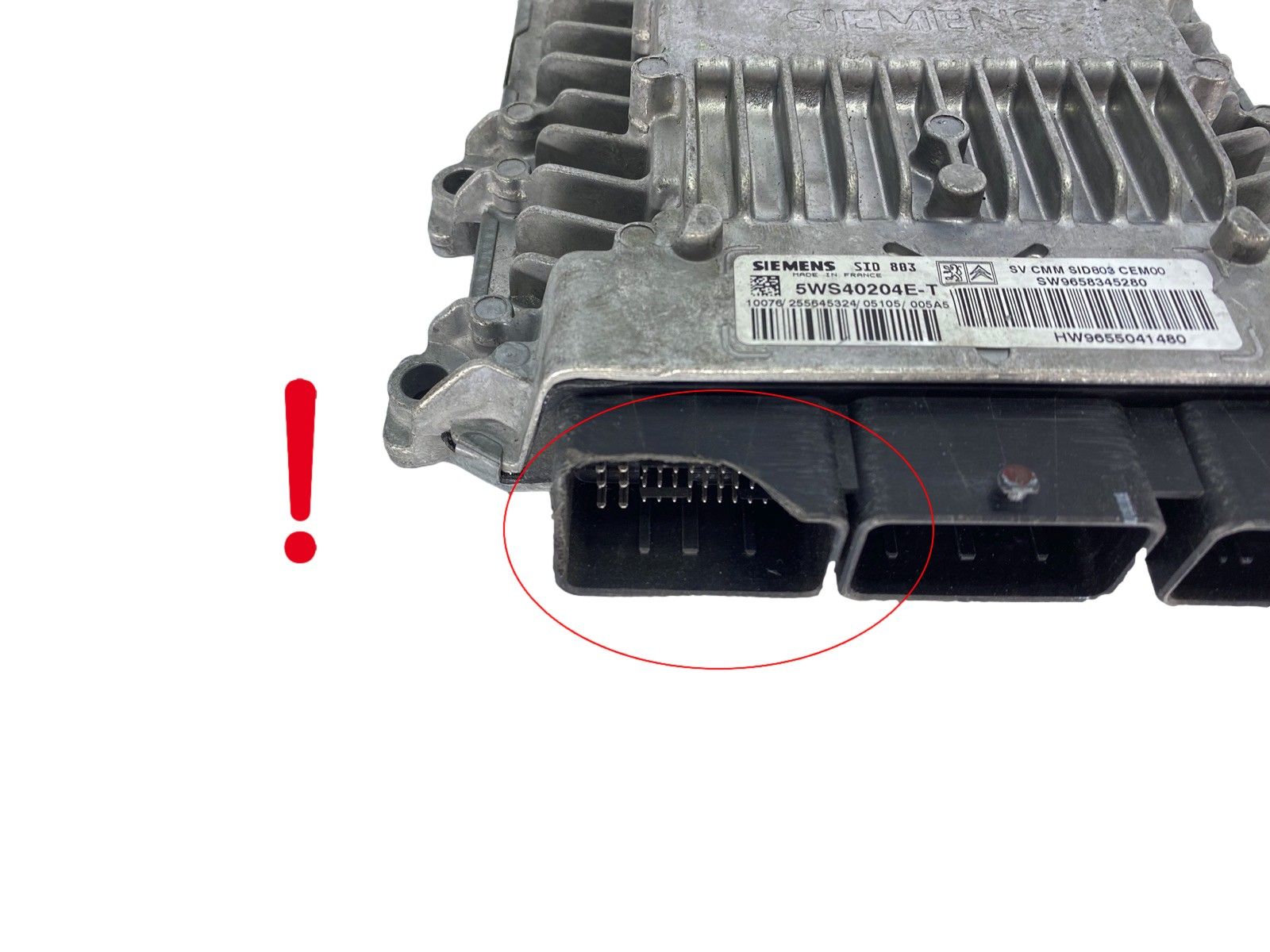 Styrenhet 5WS40204E-T 9658345280 9655041480 PSA Siemens 63963 main product photo
