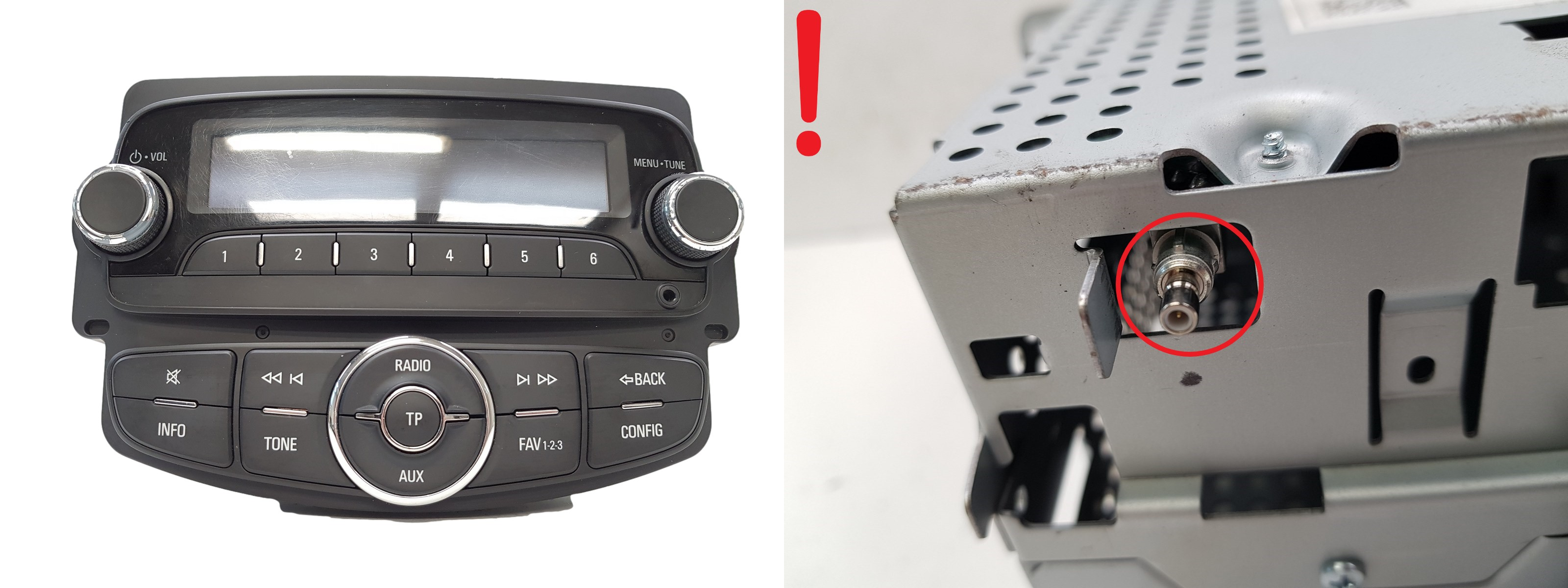 CD-radio Opel Corsa E 557799431 39012676 DWGM1004 main product photo