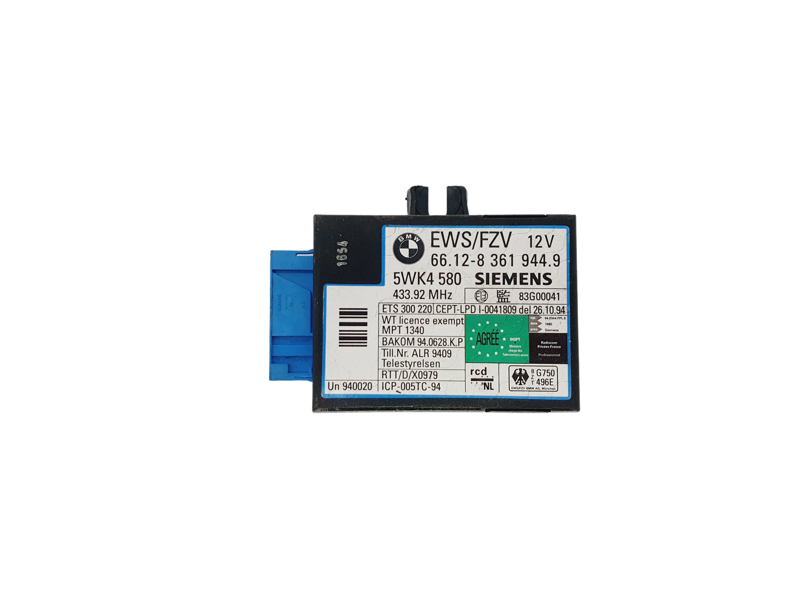 Styrenhetsmodul 66.12-8361944.9 5WK4580 BMW Siemens main product photo