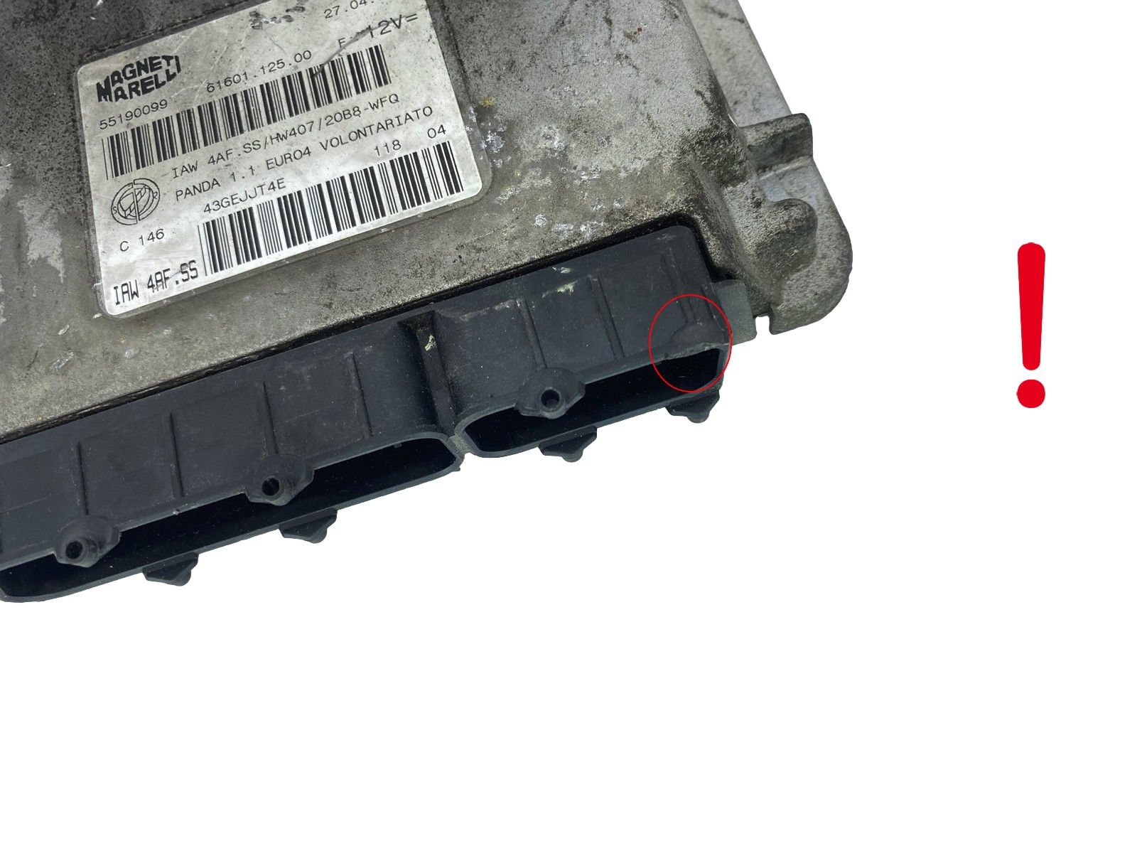 Styrenhet 55190099 61601.125.00 IAW4AF.SS Fiat Magneti Marelli 62281 main product photo