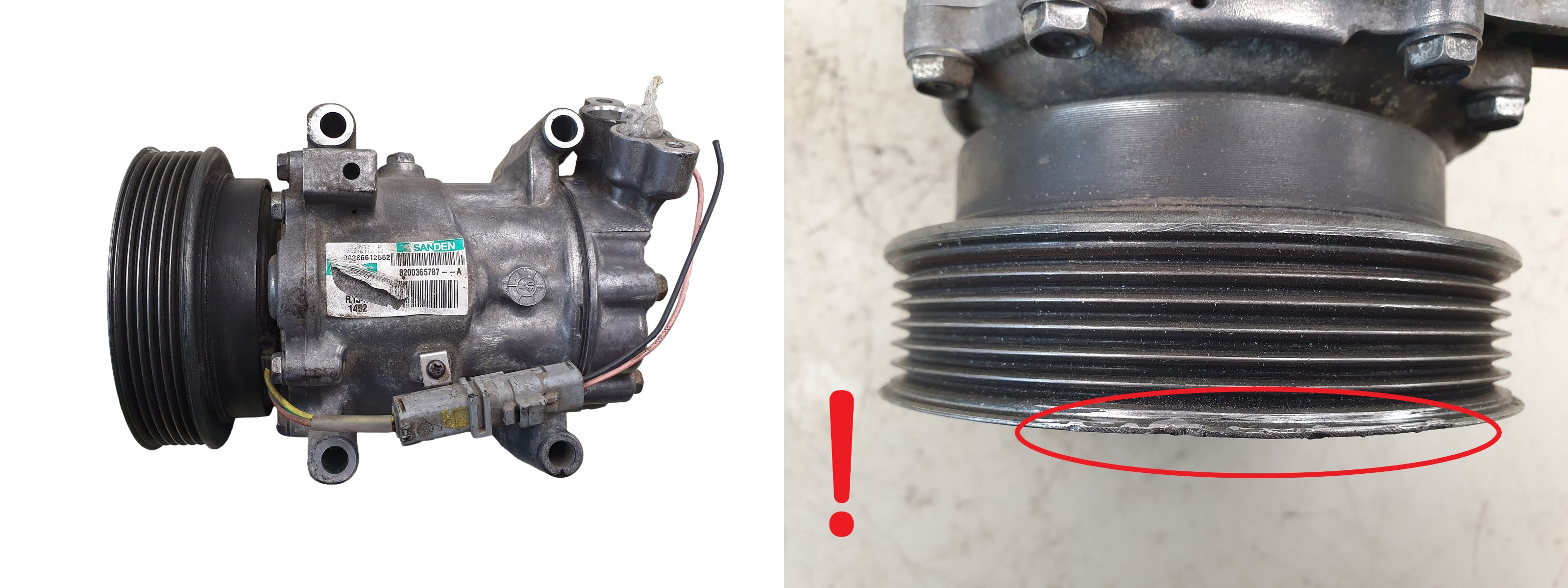 AC Kompressor 8200365787 SD6V12 1452 Sanden Renault Nissan S34 main product photo