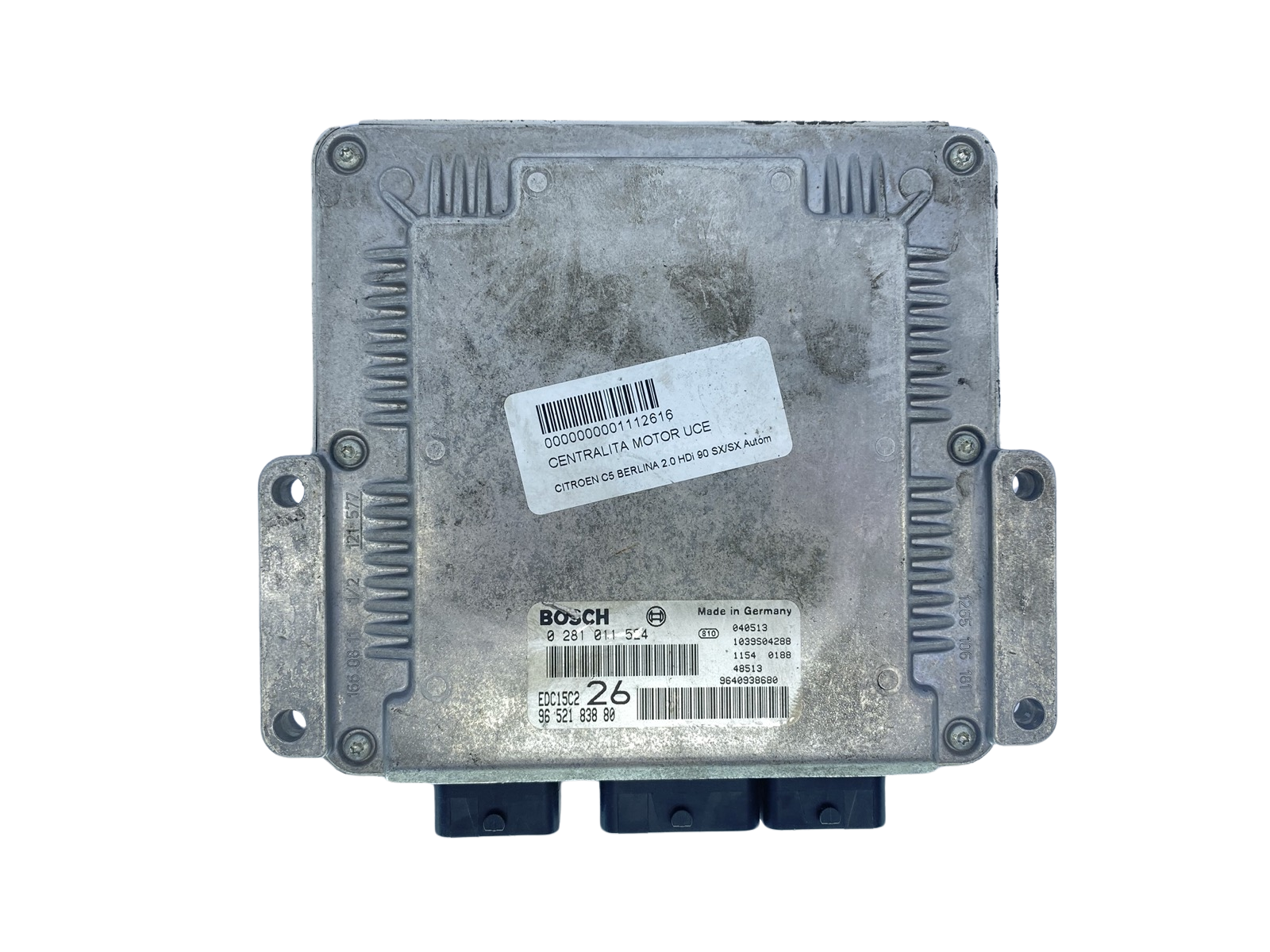 Styrenhet 0281011524 9640938680 9652183880 PSA Bosch 63827 main product photo