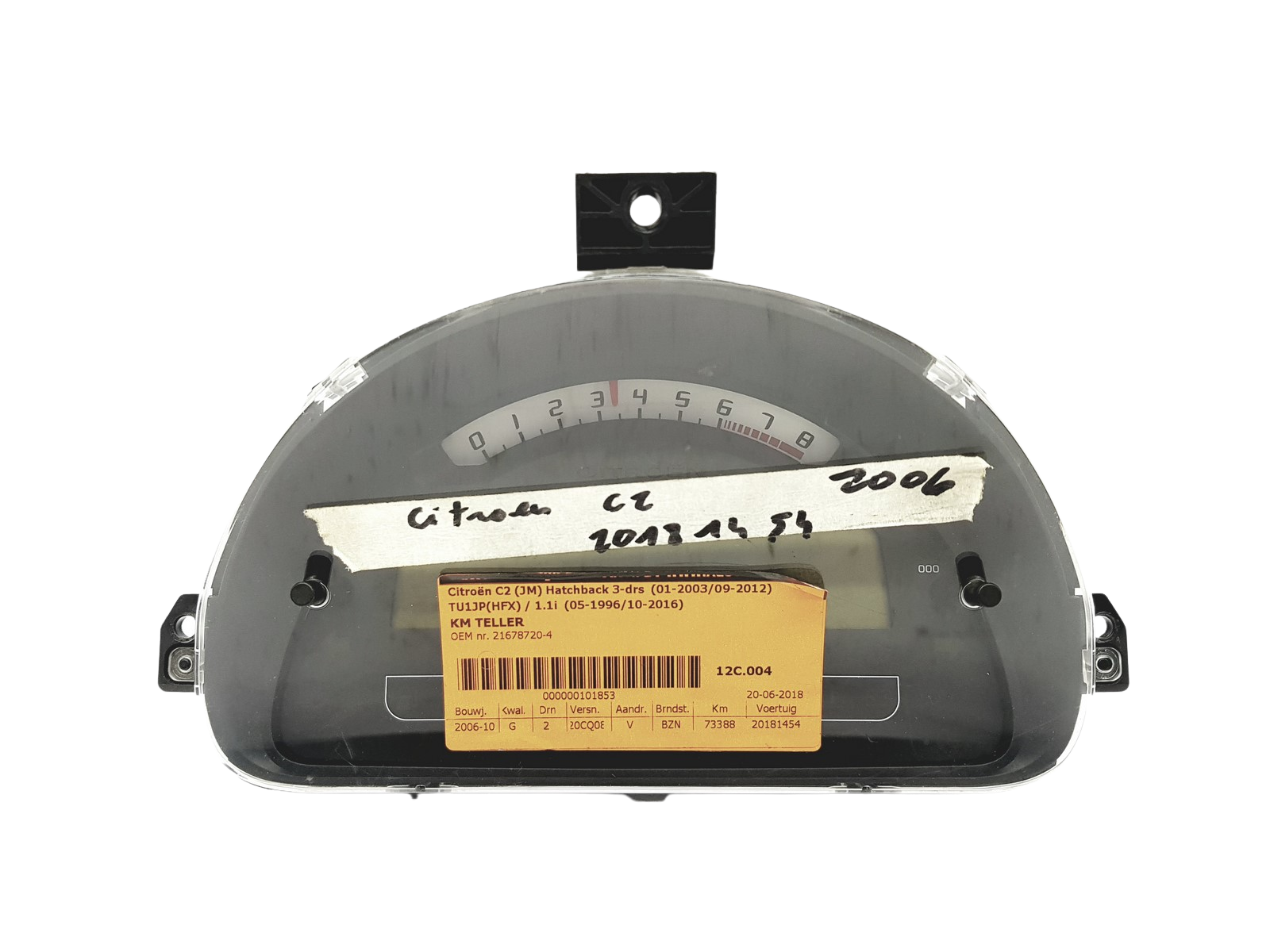 Varvräknare Citroen C2 C3 9660225780 D 00 53568 main product photo