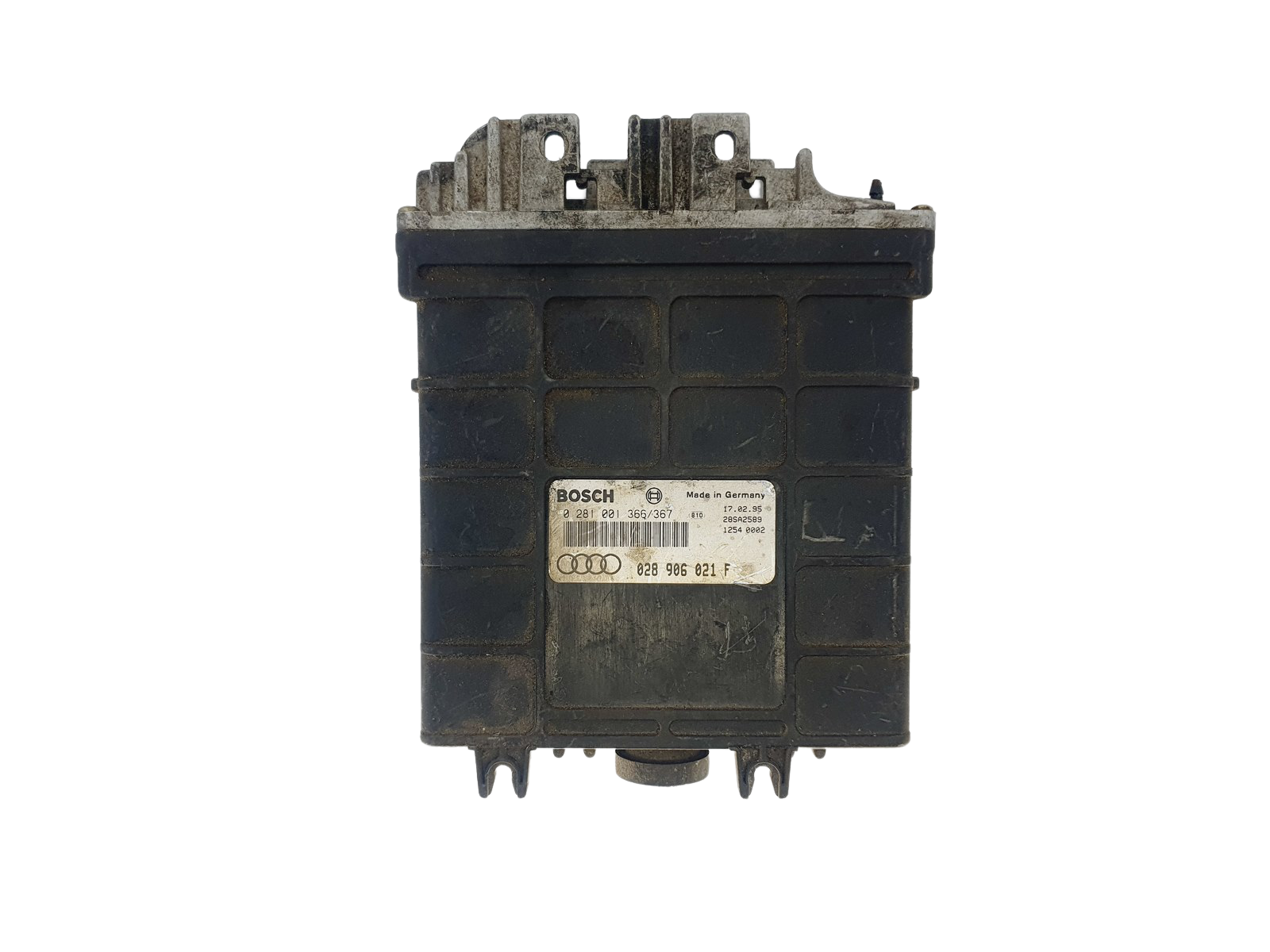 Motorstyrenhet ECU Audi 028906021F 0281001366 Bosch 41994 main product photo