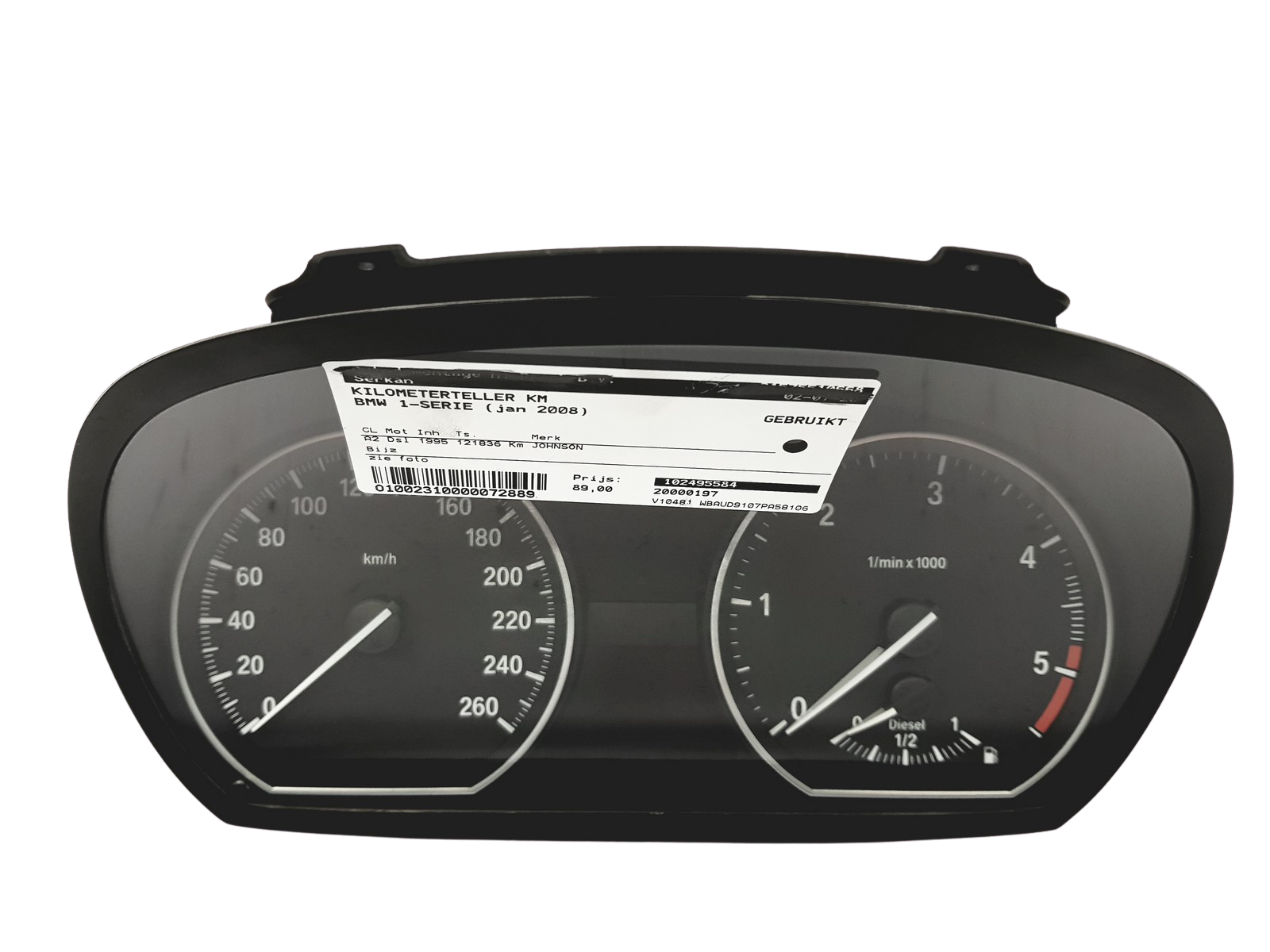 Varvräknare BMW 1 E87 9166823-01 1024955-84 32071 main product photo