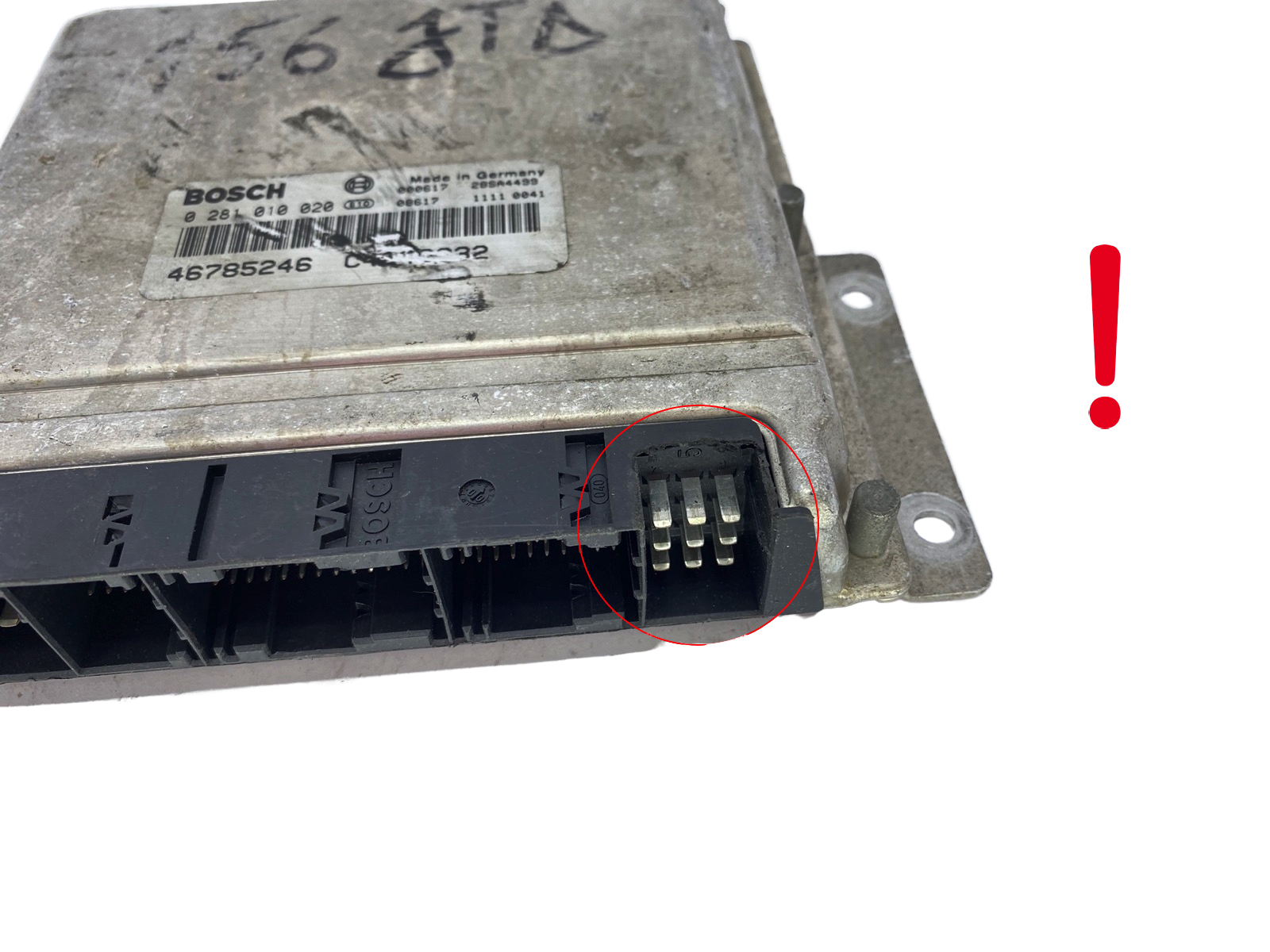 Styrenhet 46785246 0281010020 C424C932 Alfa Romeo Bosch 53940 main product photo