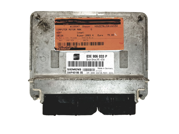 Styrenhet 03E906033P 5WP40196 05 Seat Siemens 19132 main product photo