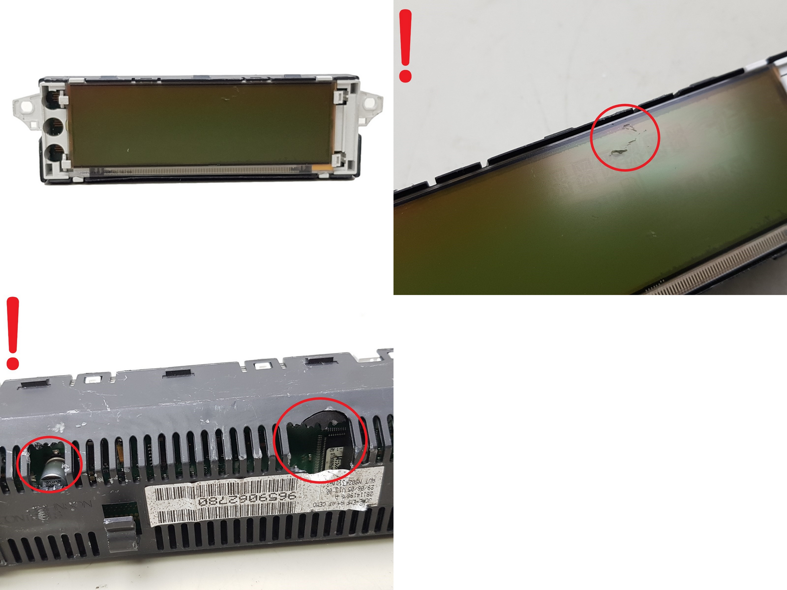 Radiodisplay Citroen C4 9659062780 main product photo