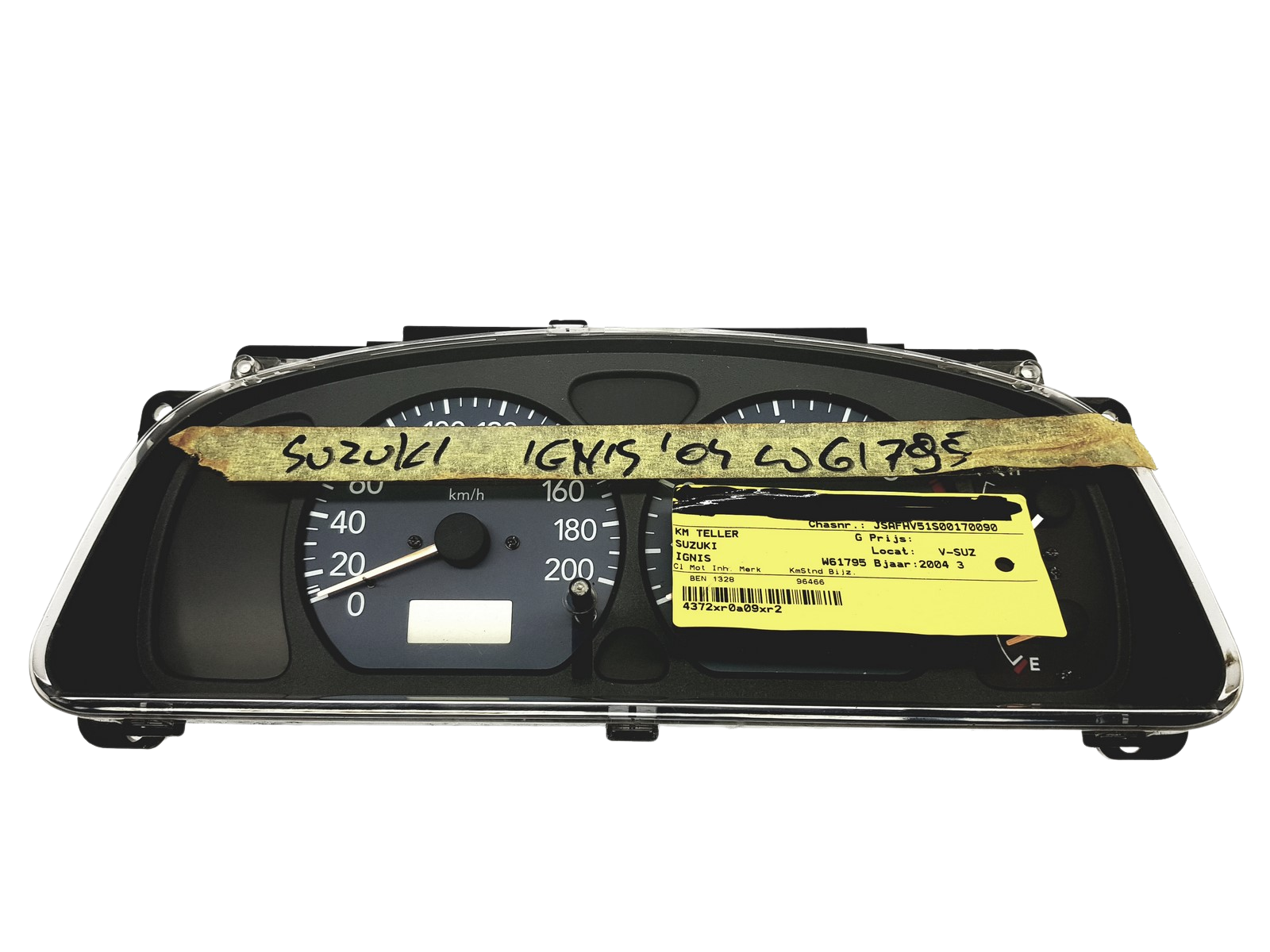 Varvräknare Suzuki Ignis 34100-80G40 34100-8GA 53470 main product photo