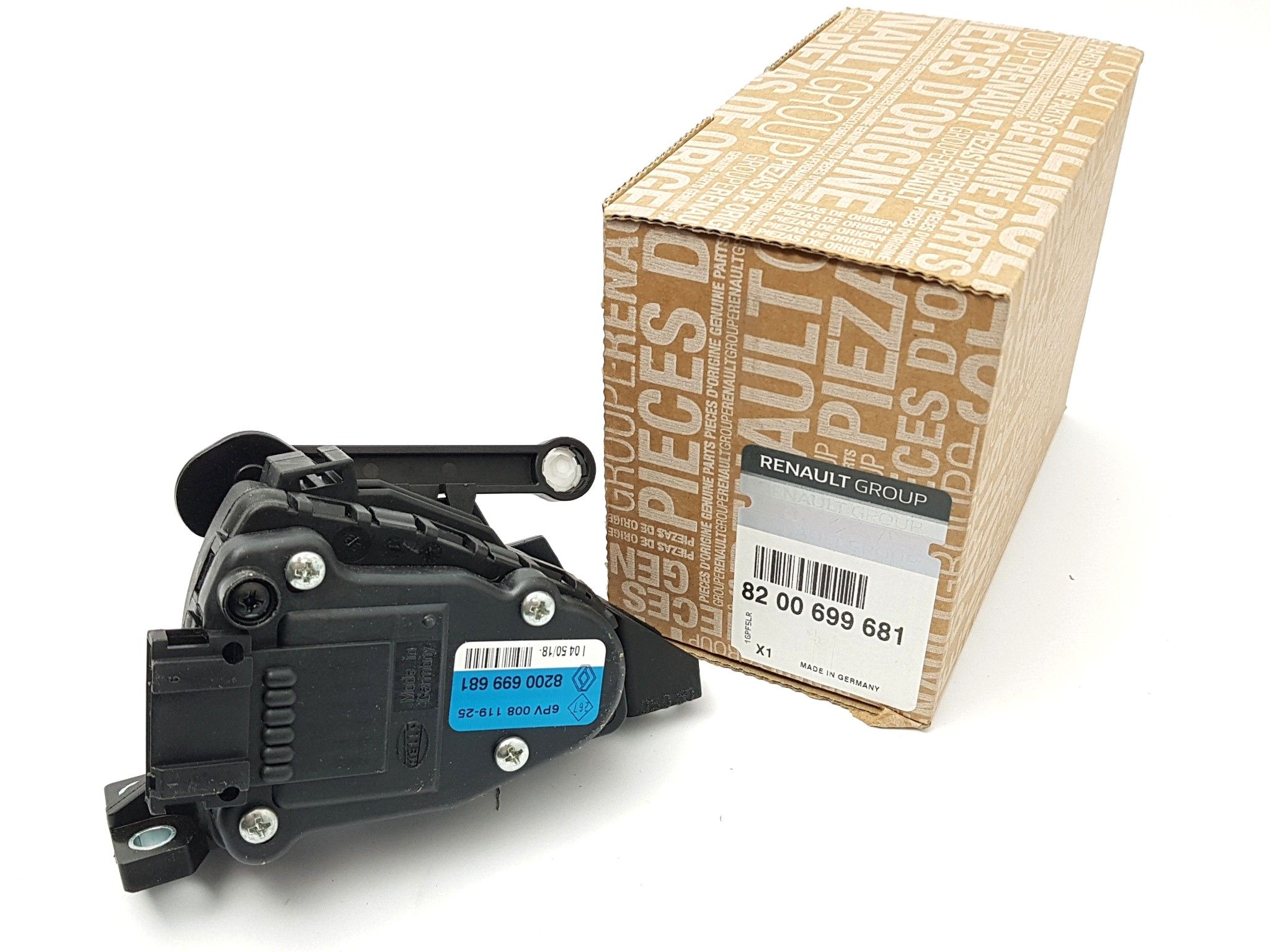 Pedalpotentiometer Original Renault Clio II Kangoo Thalia 8200699681 main product photo