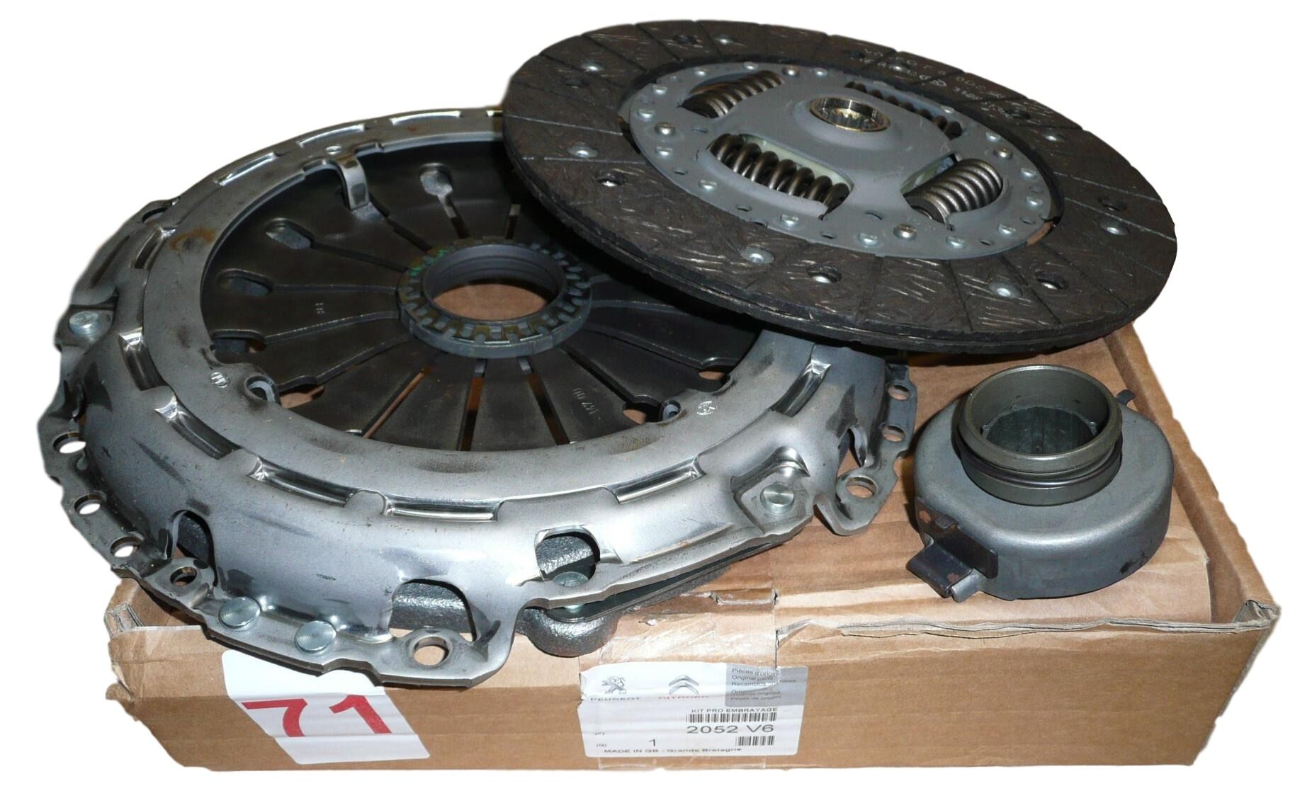 Kopplingskit Ny Original 2052V6 2052.V6 Peugeot Citroen main product photo