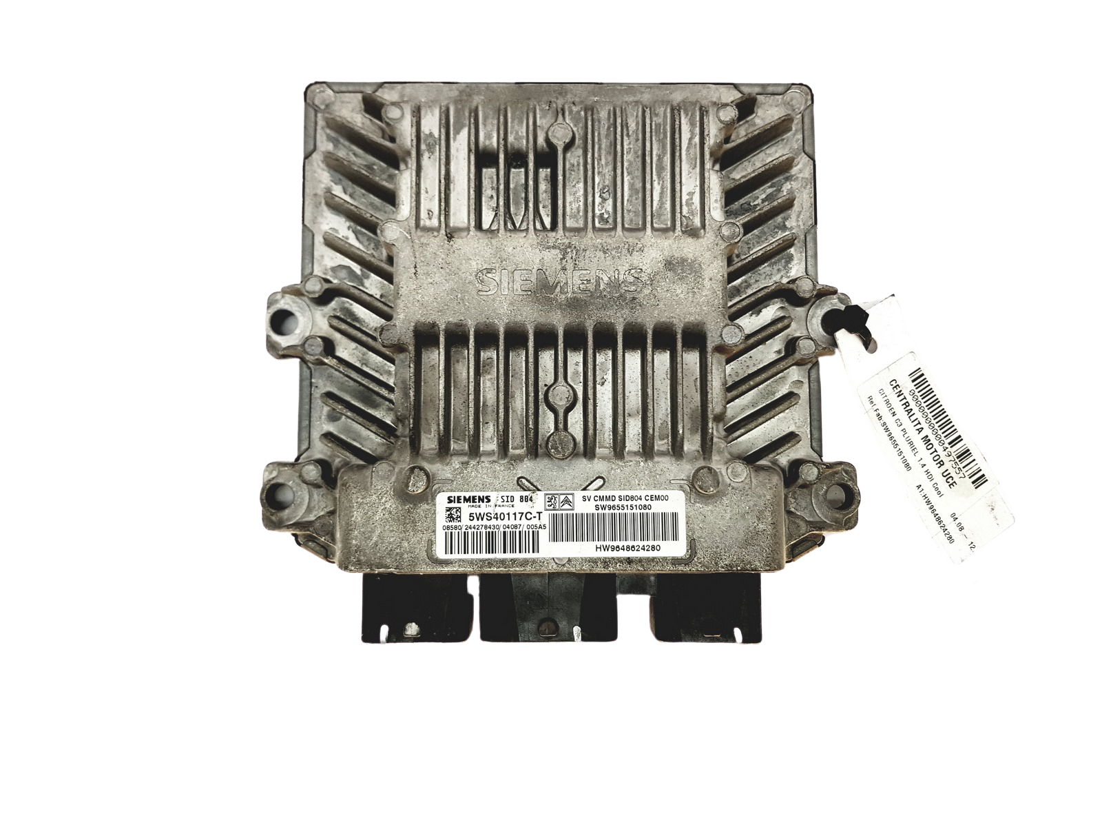 Styrenhet PSA 9655151080 9648624280 5WS40117C-T Siemens 24712 main product photo