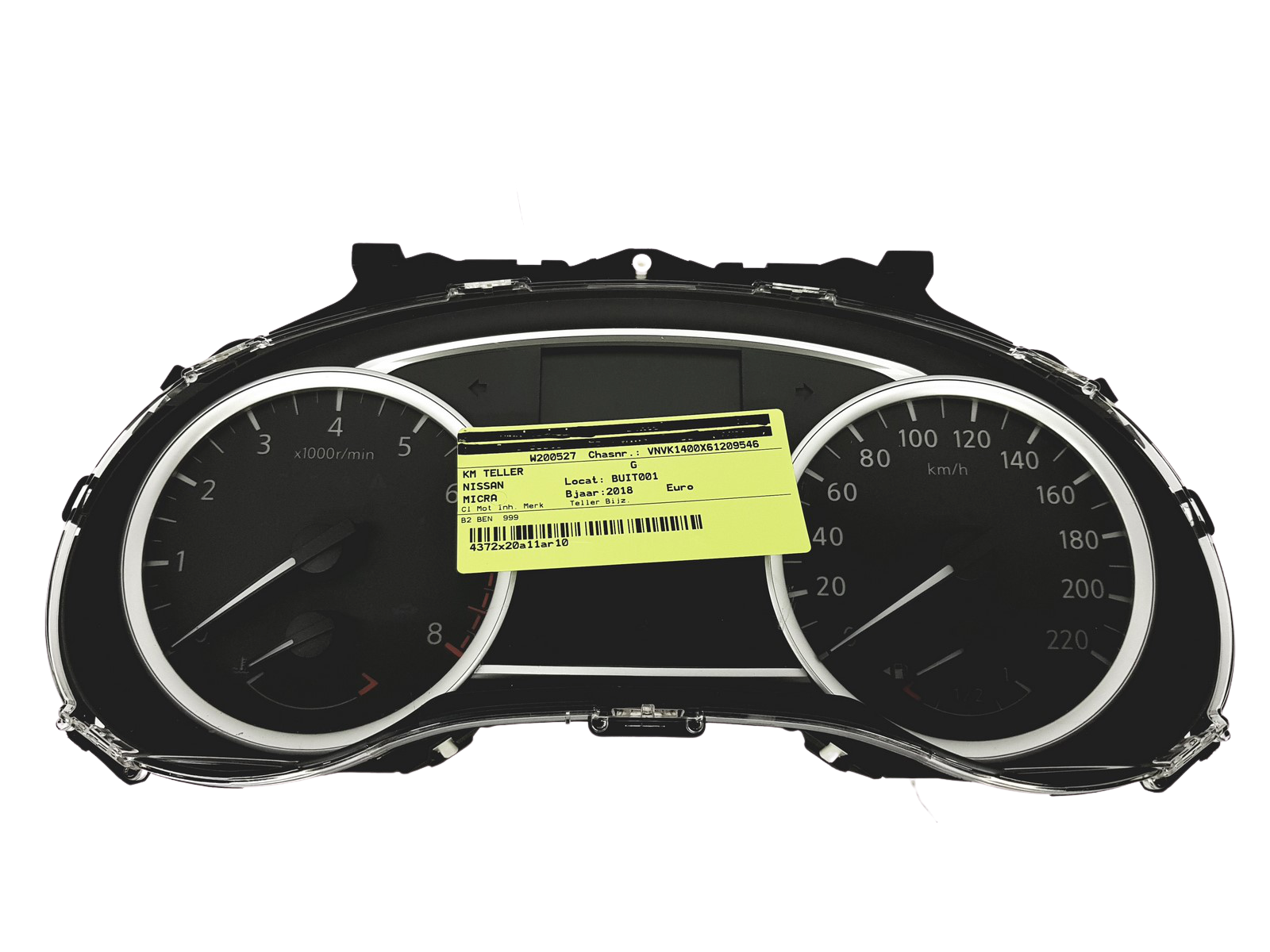 Hastighetsmätare Nissan Micra K14 5FB1A main product photo