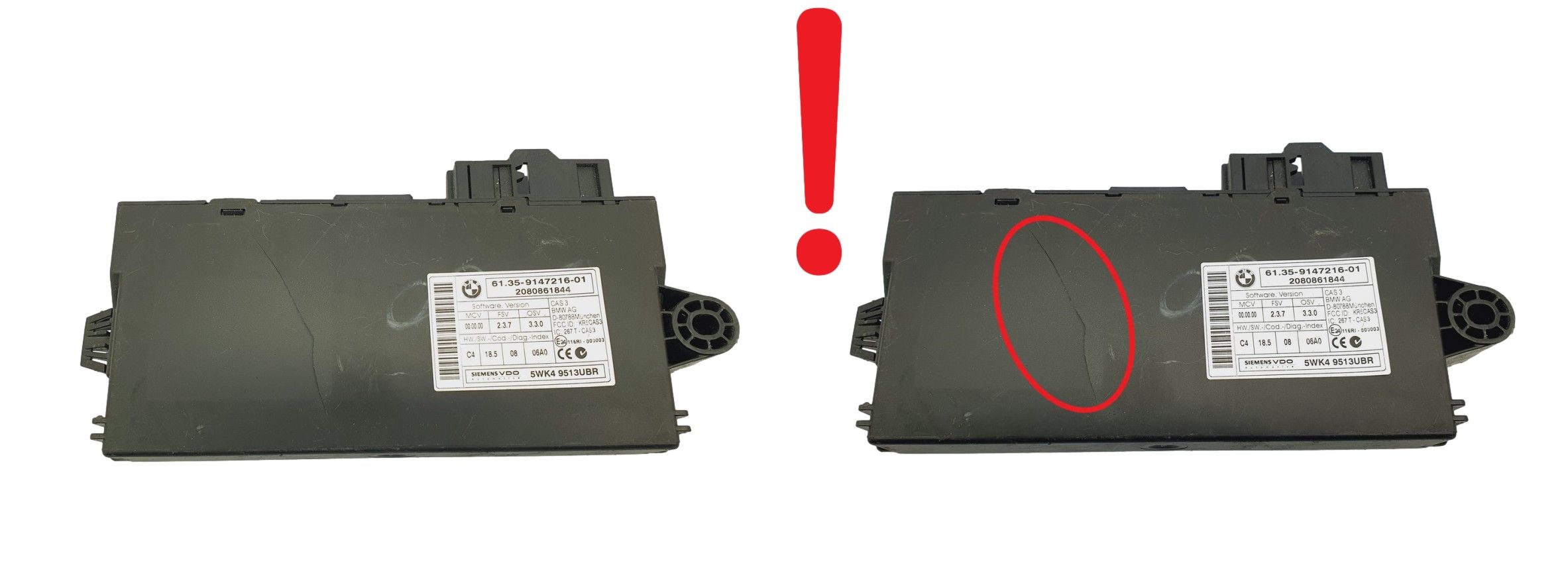 Styrenhet 61.35-9147216-01 5WK49513UBR BMW Siemens main product photo